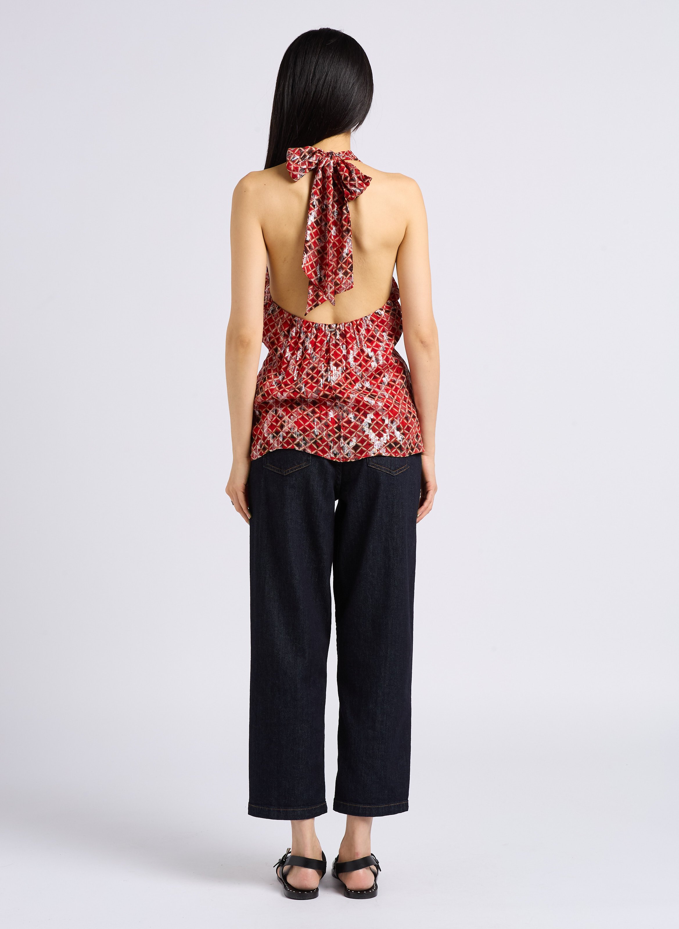 Jean droit en coton  HUMILITY Bleu