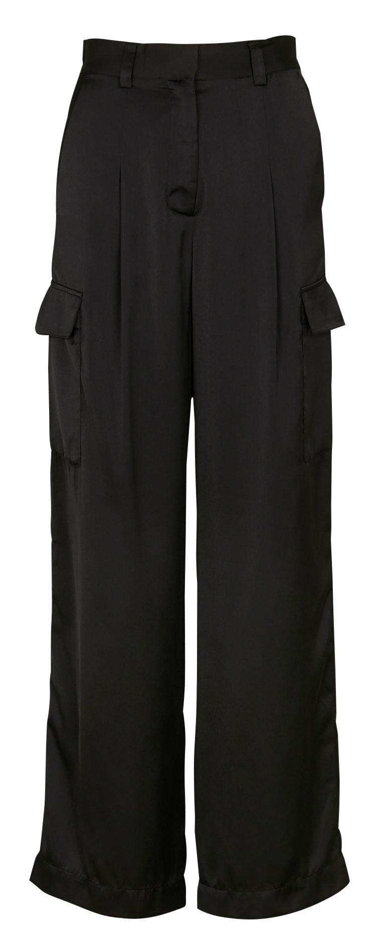 Pantalon large taille haute BA&SH Noir