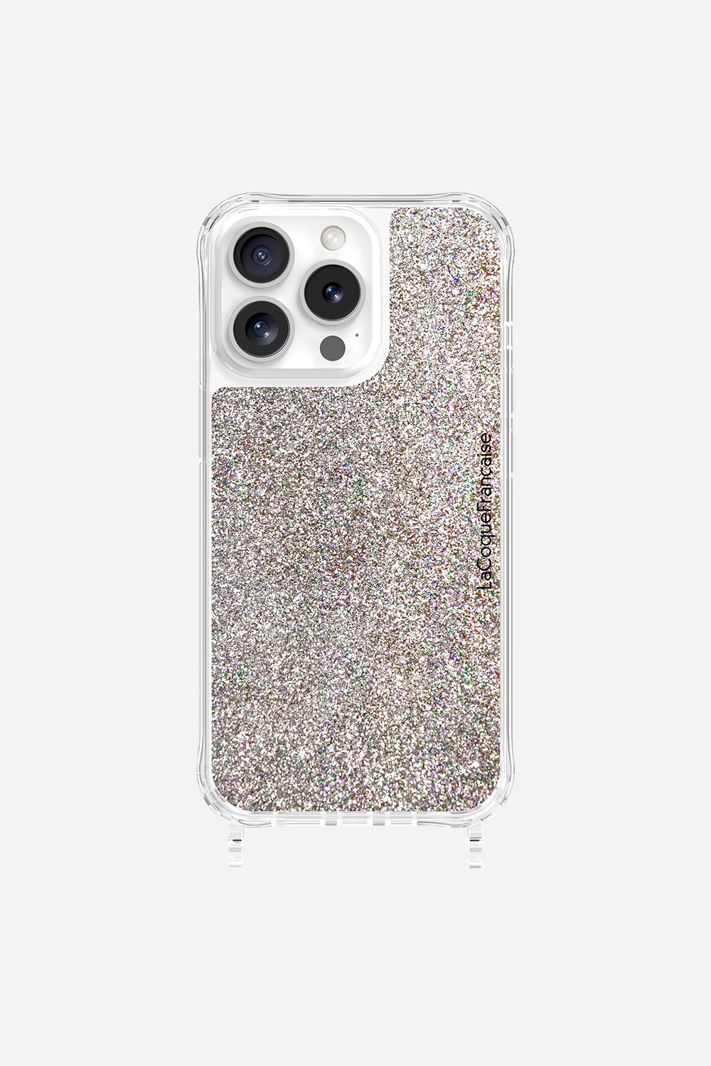 Glitter phone case with rings for iPhone 13 Pro LA COQUE FRANCAISE Multicolored