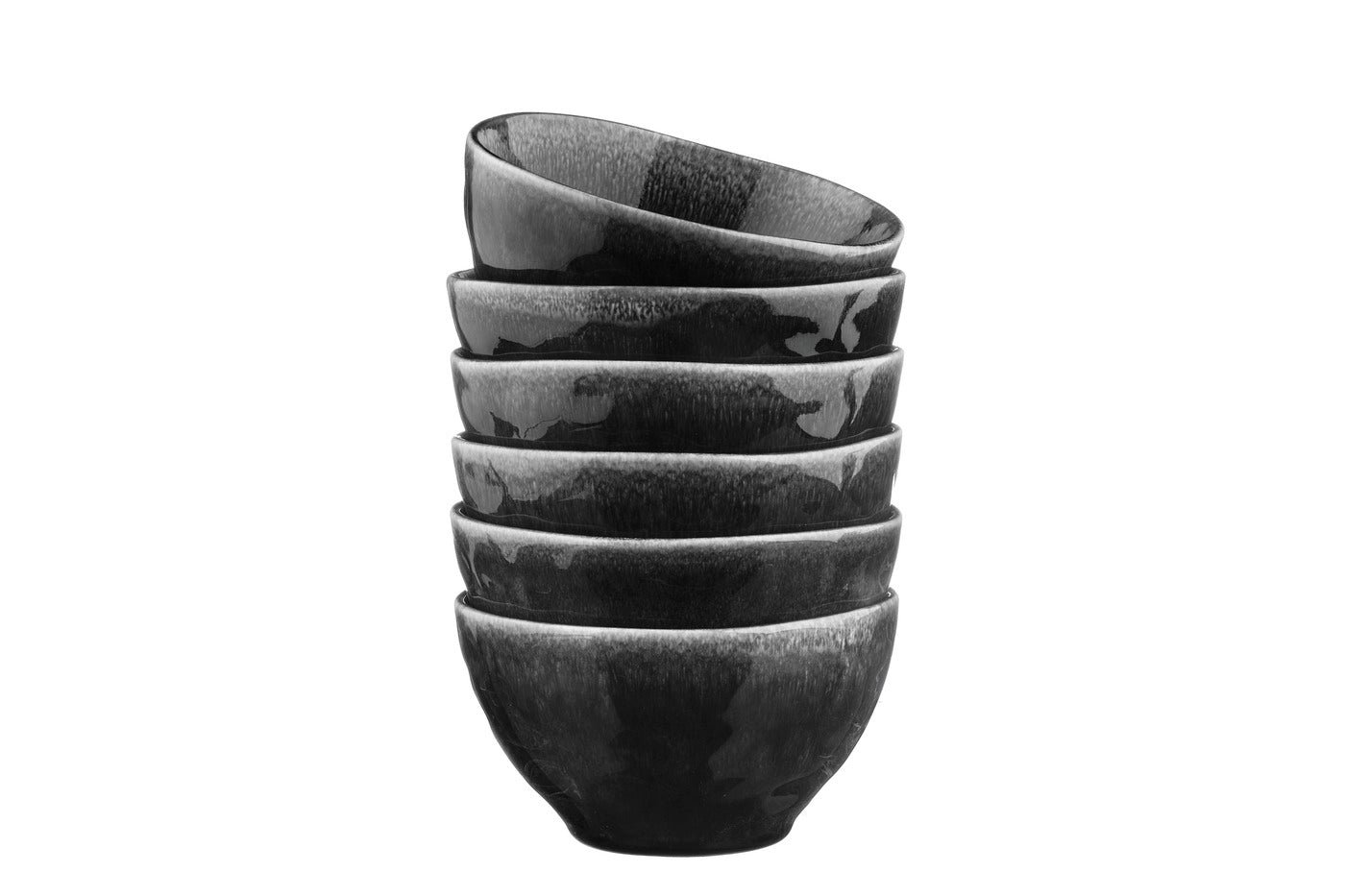 Bowl moon ø14.5cm - 6 pieces - ink BJORN Black