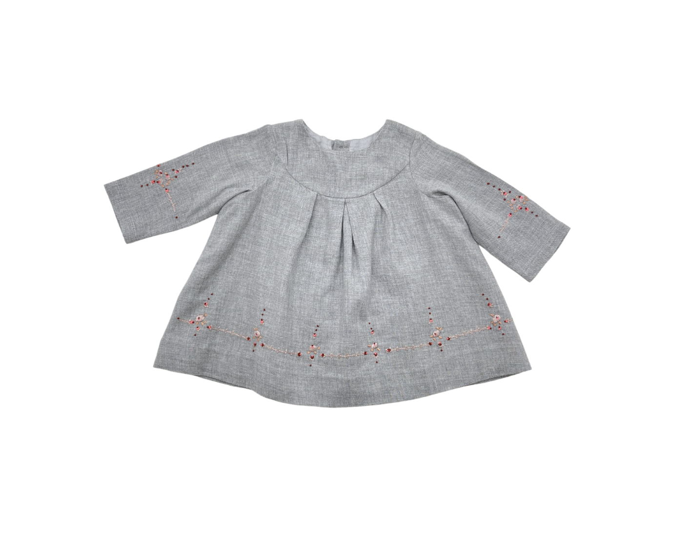 Grey baby blouse - 6 months BONPOINT - Seconde Main Grey