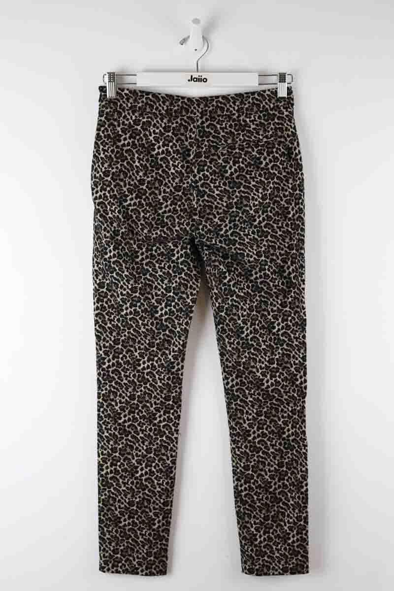 Slim cotton trousers SEZANE - Seconde main Black