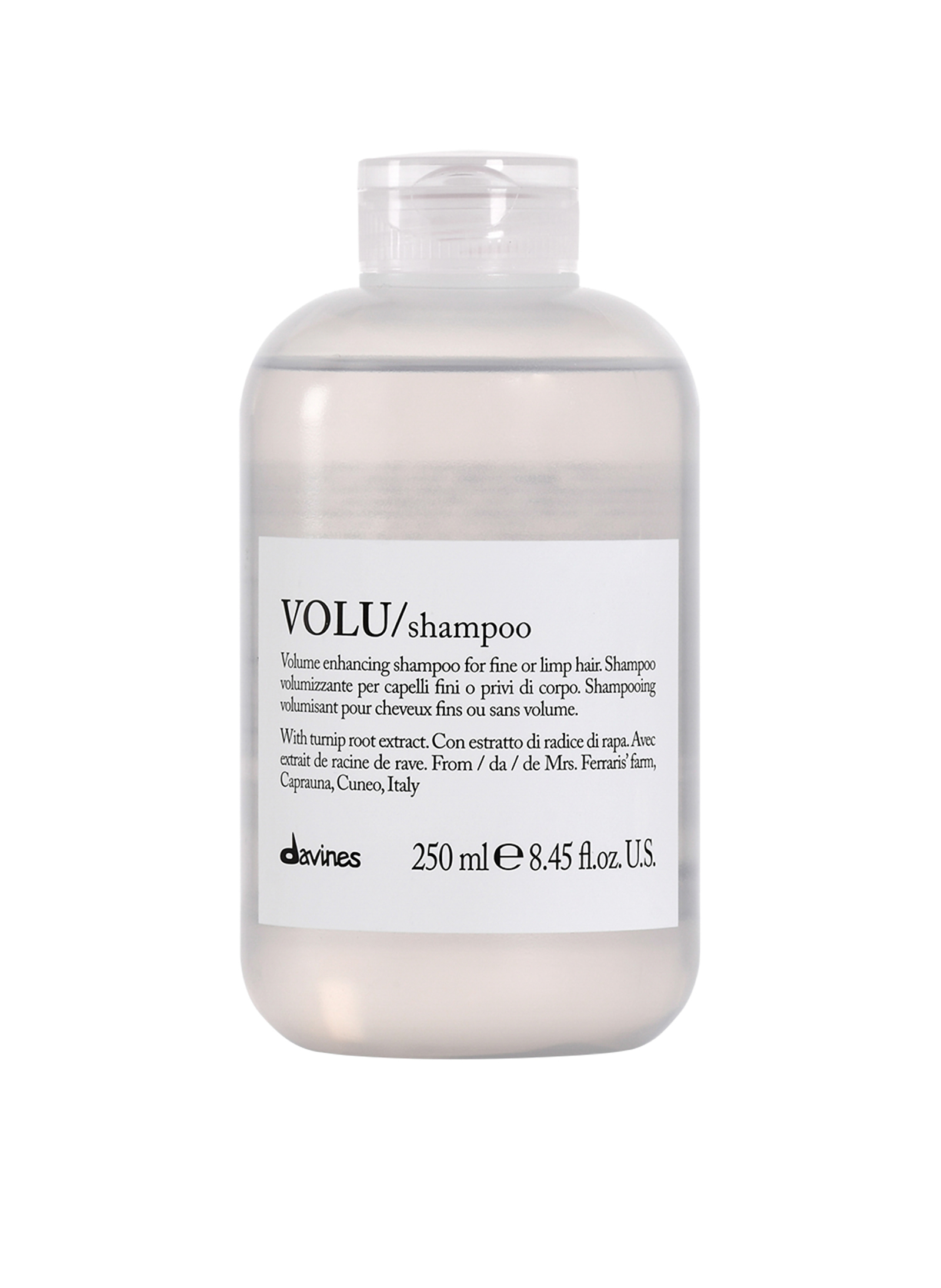 VOLU Volumizing Hydrating Shampoo DAVINES No color