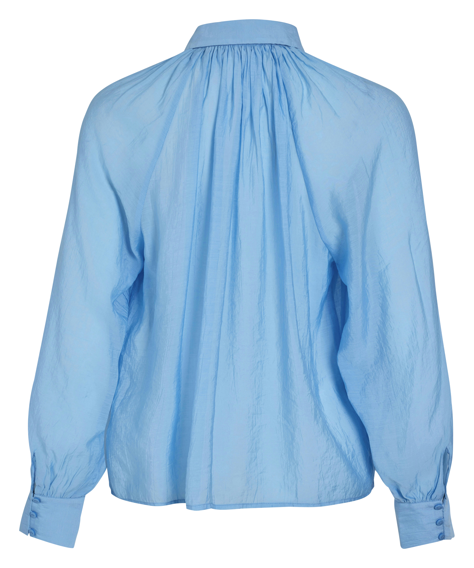 Pleated oversized shirt VILA Blue