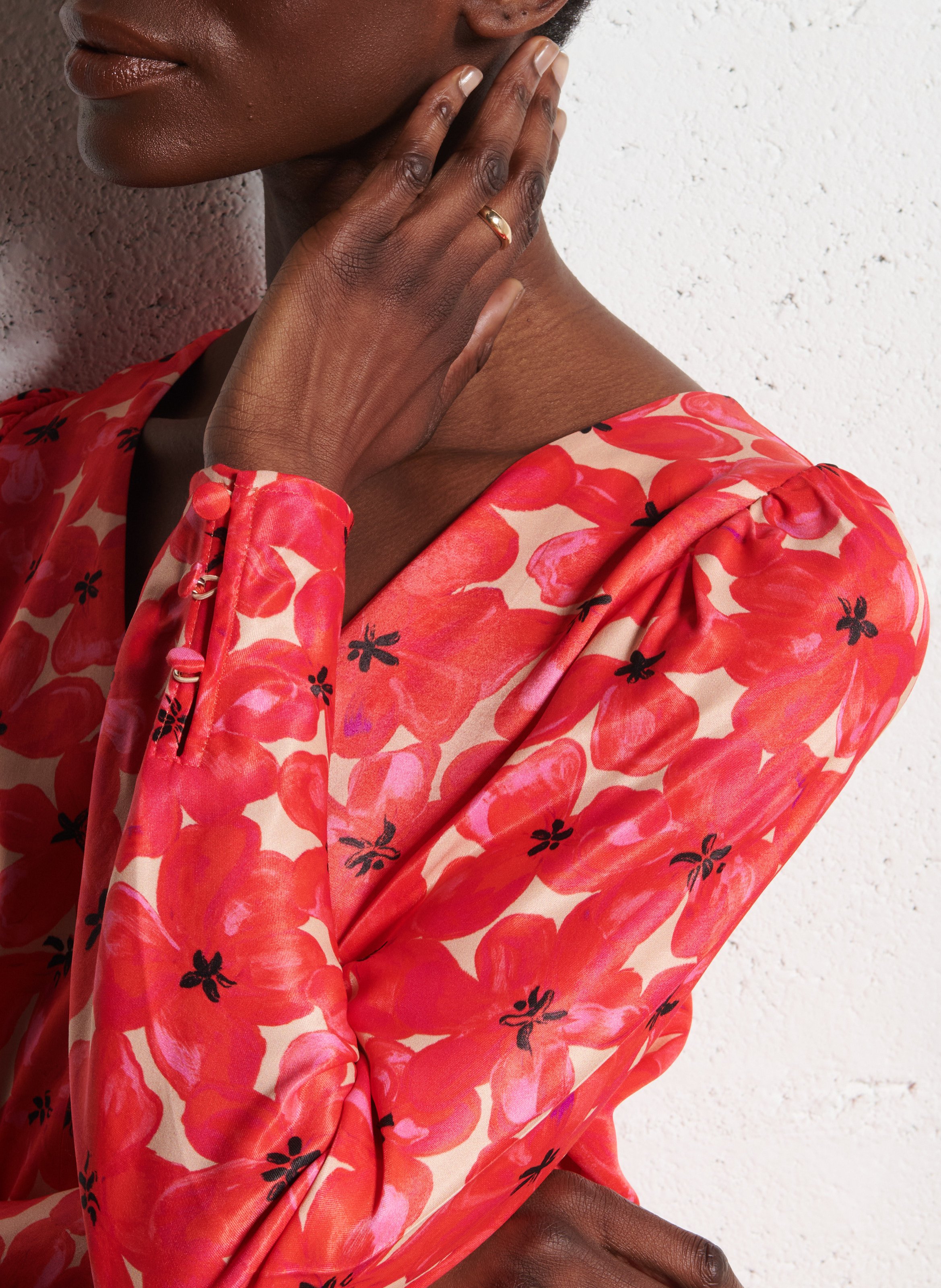 Printed straight top  FABIENNE CHAPOT Multicolored