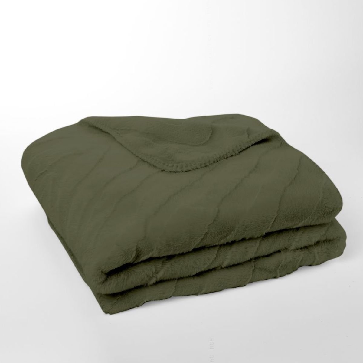 Jacquard plaid TODAY LINGE DE MAISON Green