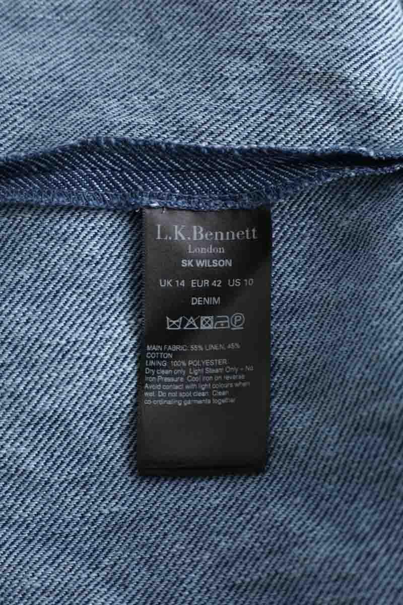 Linen skirt LK BENNETT - Seconde Main Blue