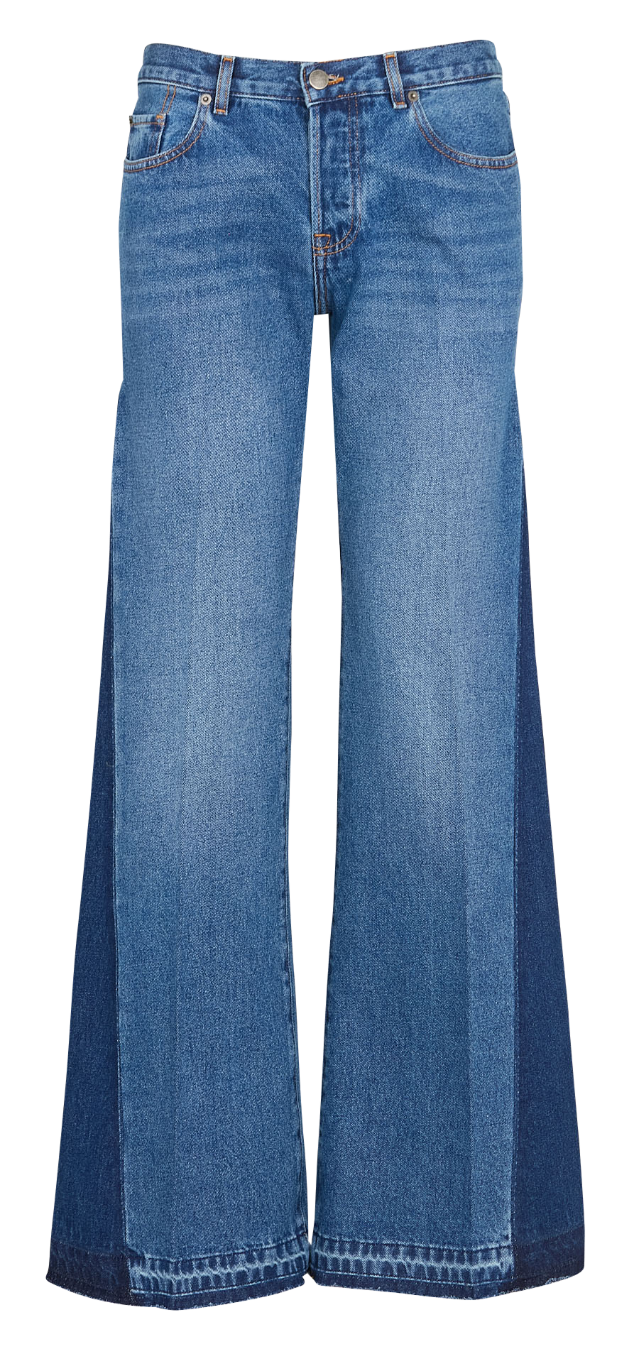 Jean flare à détails sur les côtés BA&SH Bleu