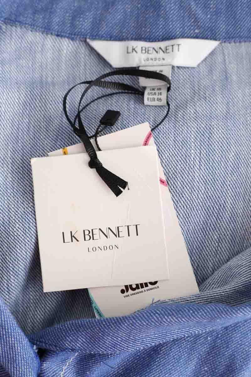 Cotton dress LK BENNETT - Seconde Main Blue