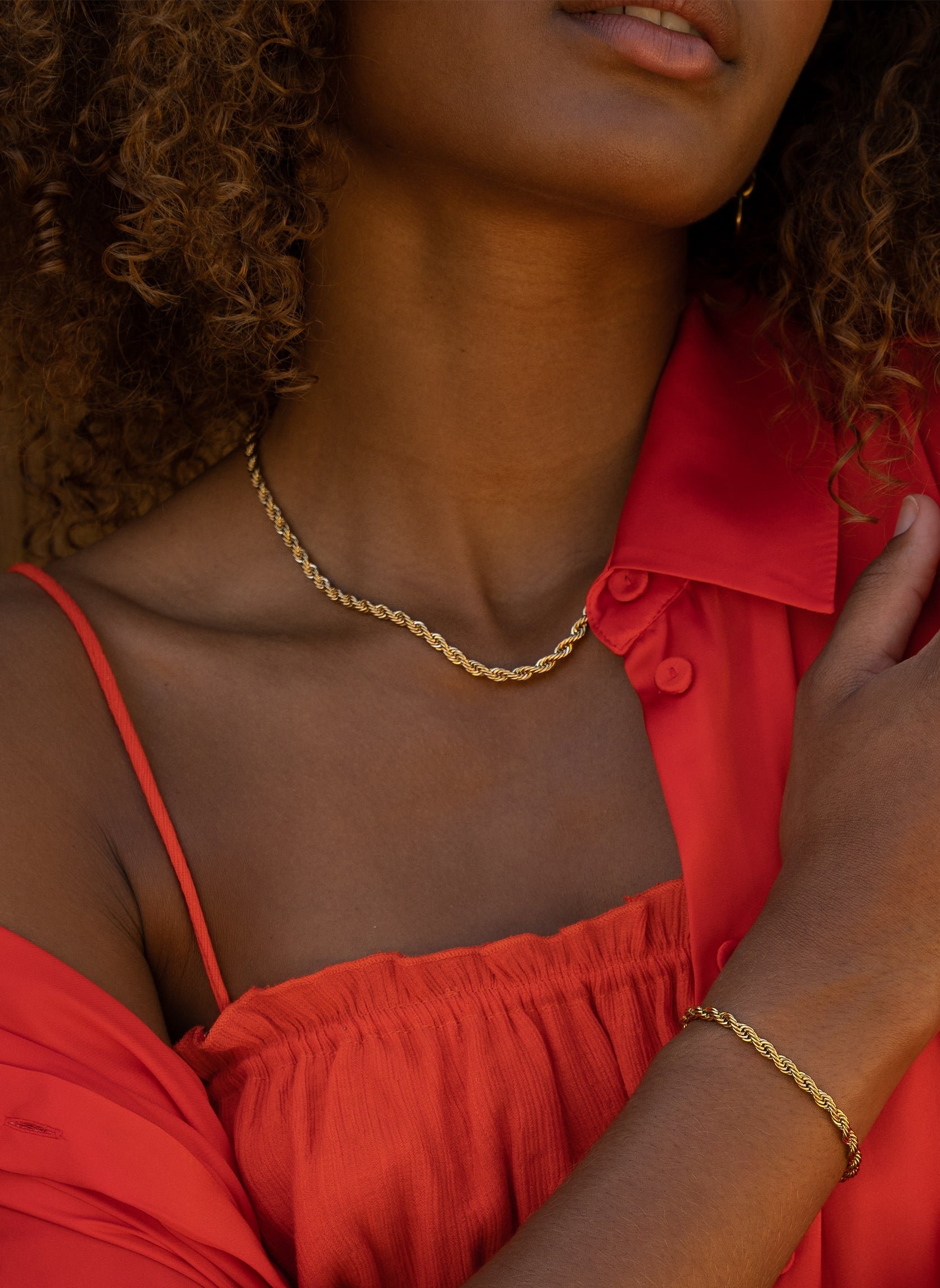 Chain necklace Apus Golden