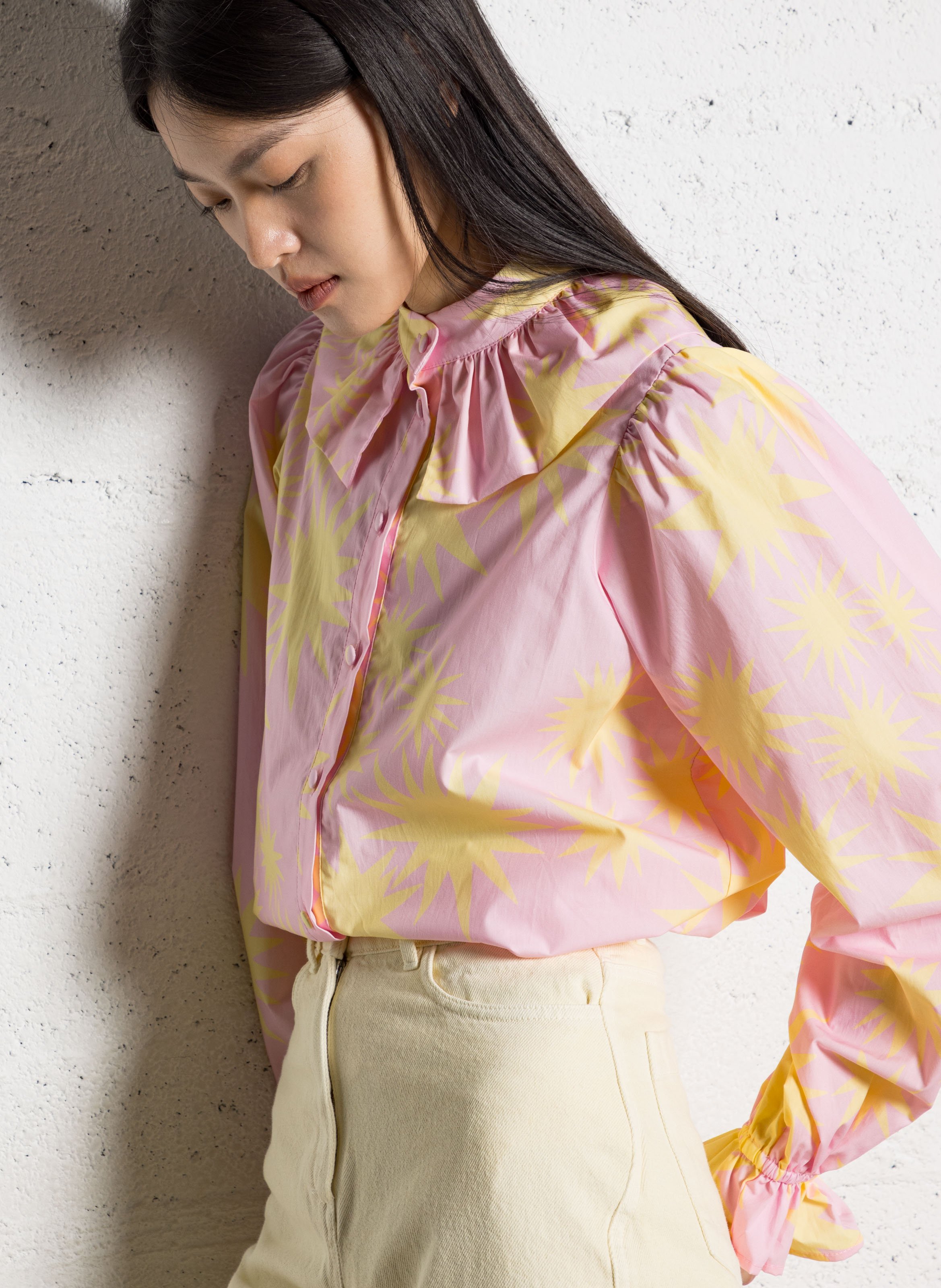 Effen overhemd Colonel ELISE CHALMIN Roze