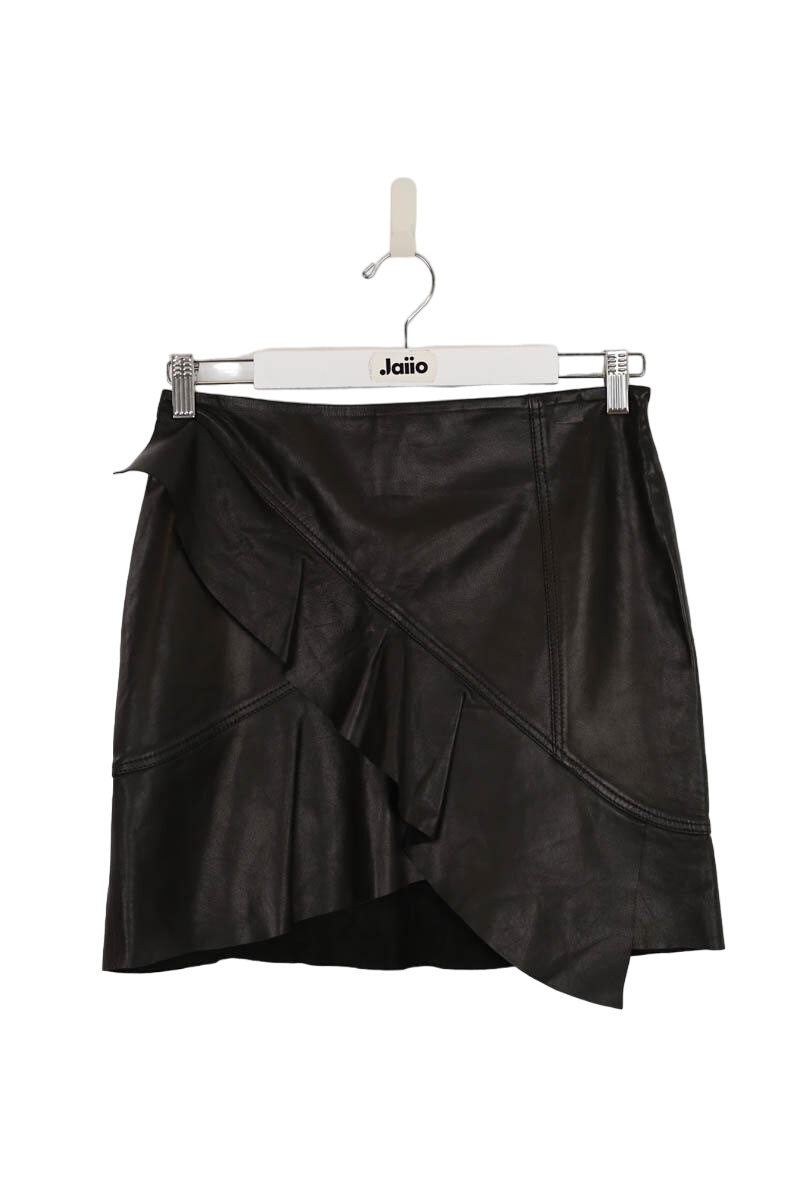 Leather mini-skirt IRO - Seconde Main Black
