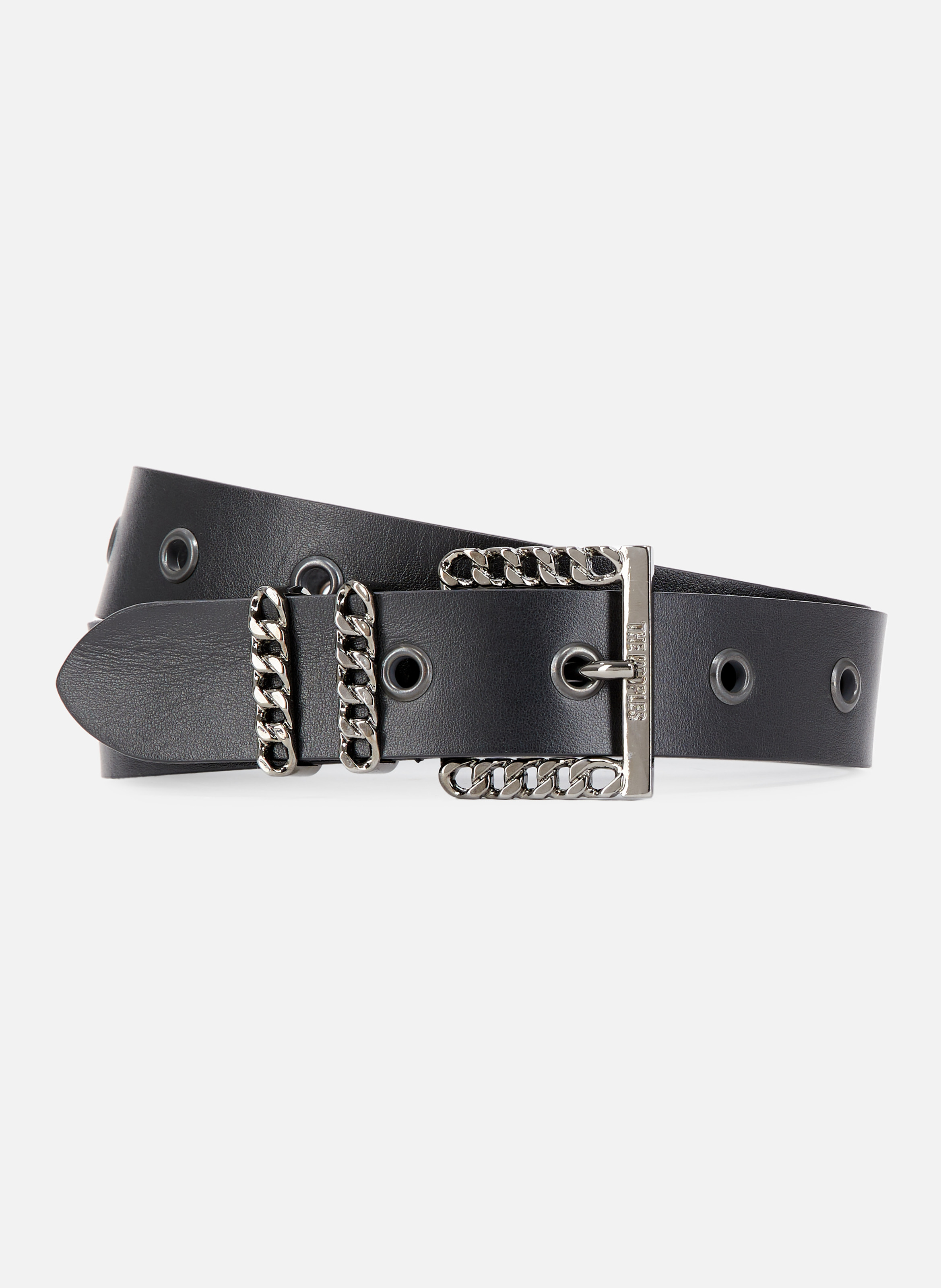Leather belt THE KOOPLES Black