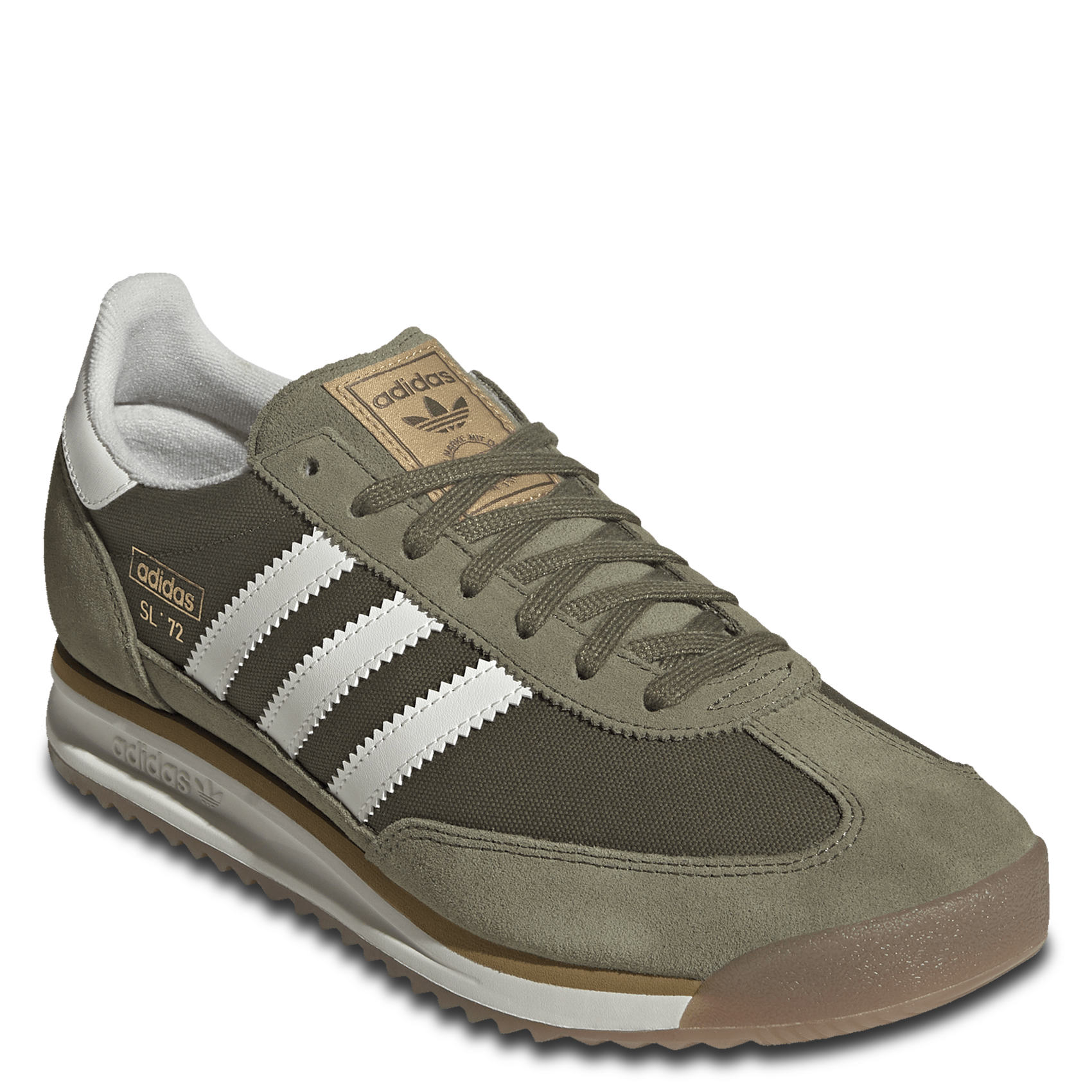 Baskets basses unies à lacets ADIDAS Vert