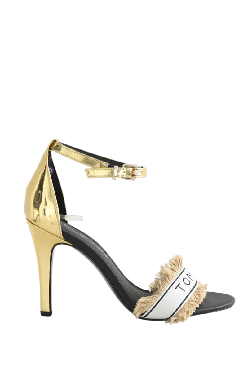 Leather heels TOMMY HILFIGER - SECONDE MAIN Black