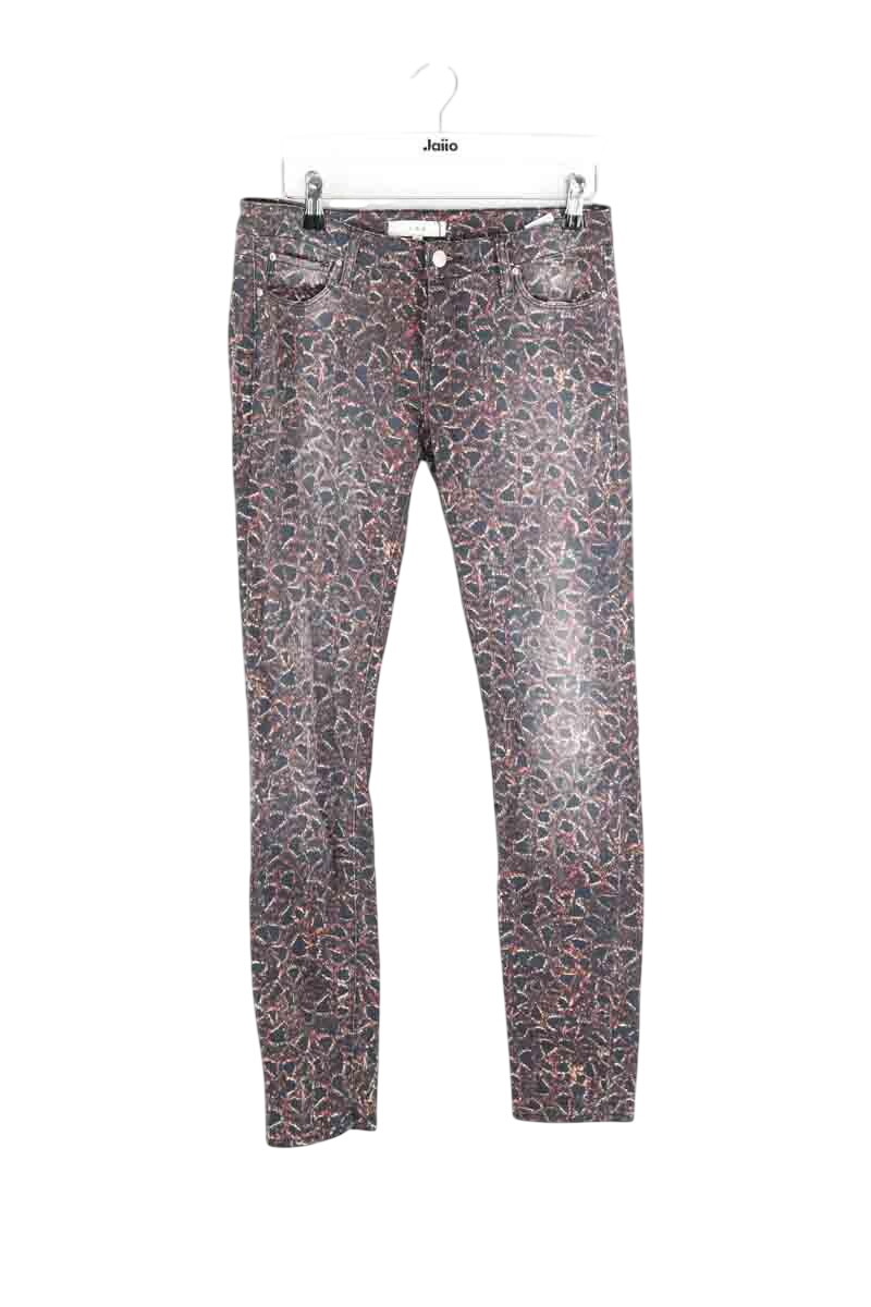 Slim cotton trousers IRO - Seconde Main Black