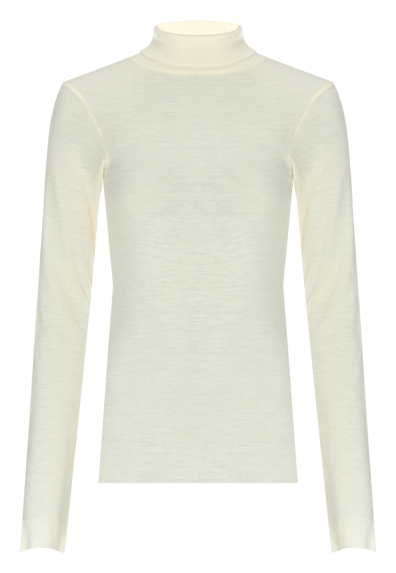 Wool turtleneck T-shirt SAISON 1865 Beige