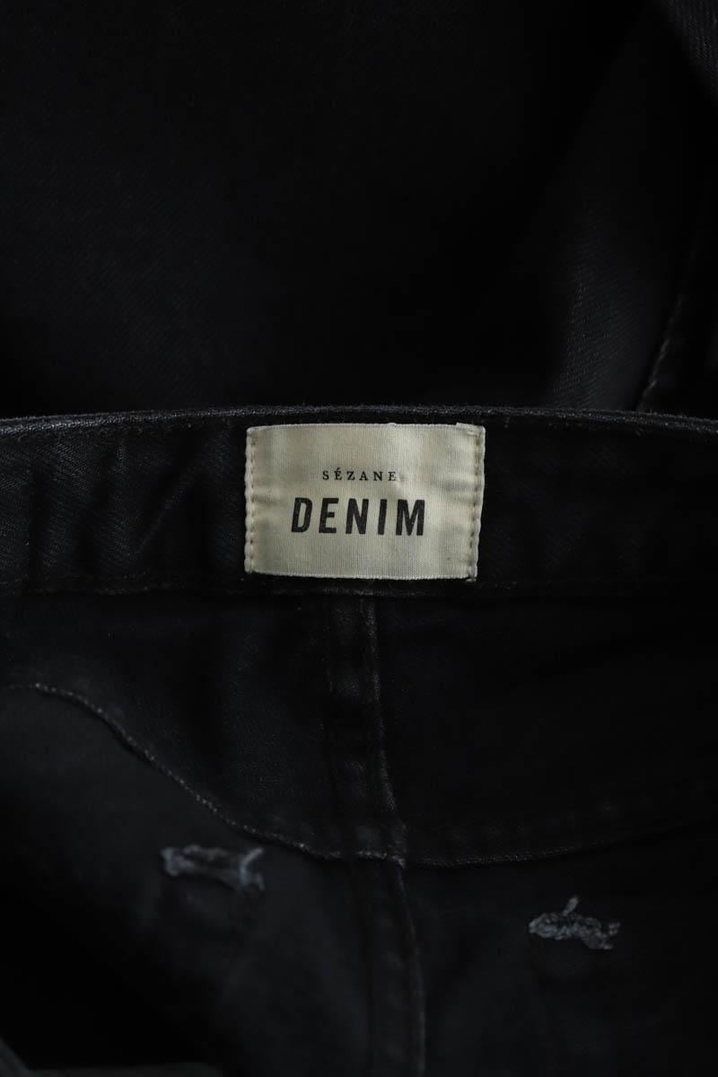 - Straight-leg jeans
- 5 pockets
- Straight cut
- Faded effect SEZANE - Seconde main Black