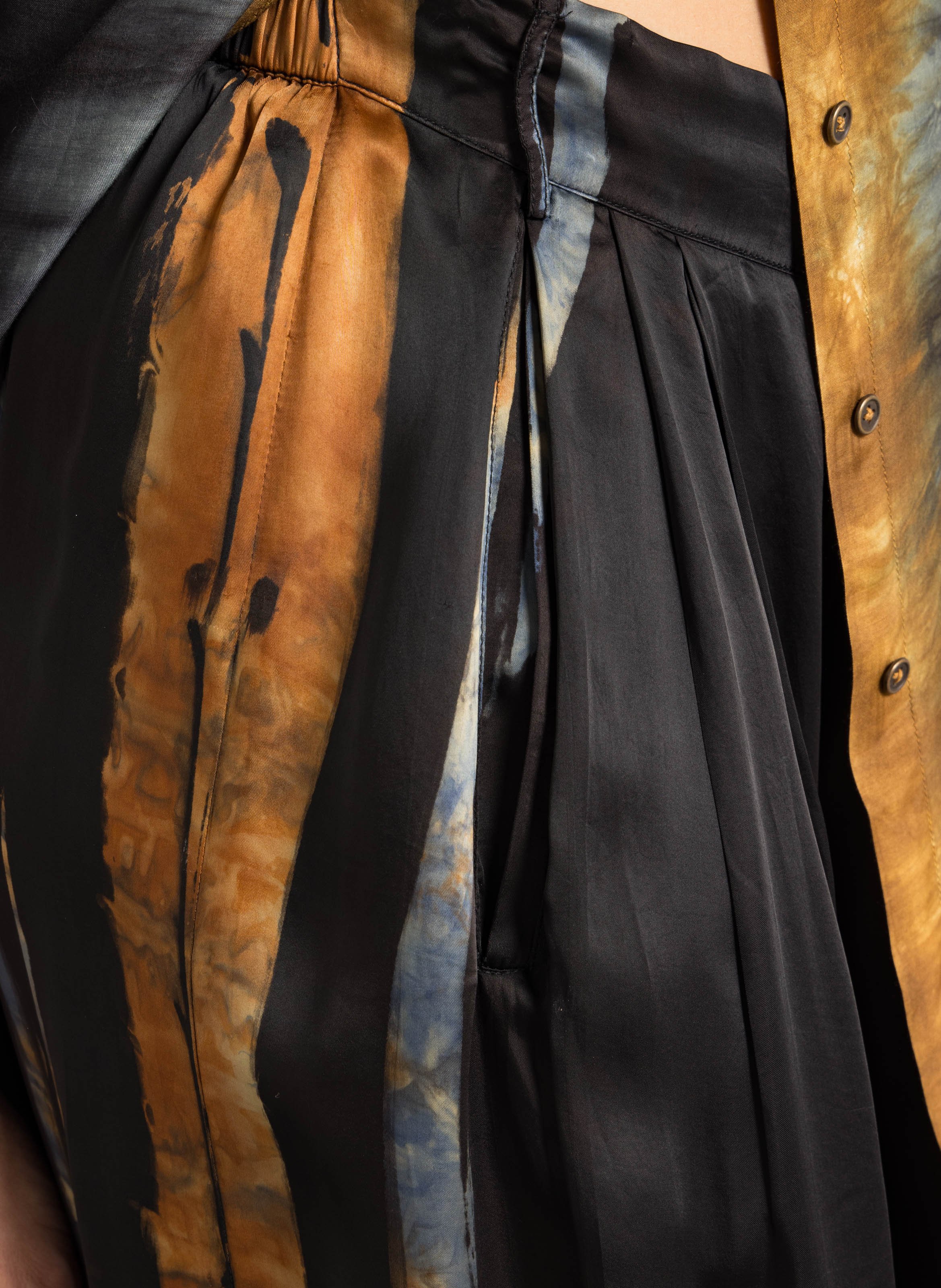 Pantalon large imprimé MES DEMOISELLES Multicolore