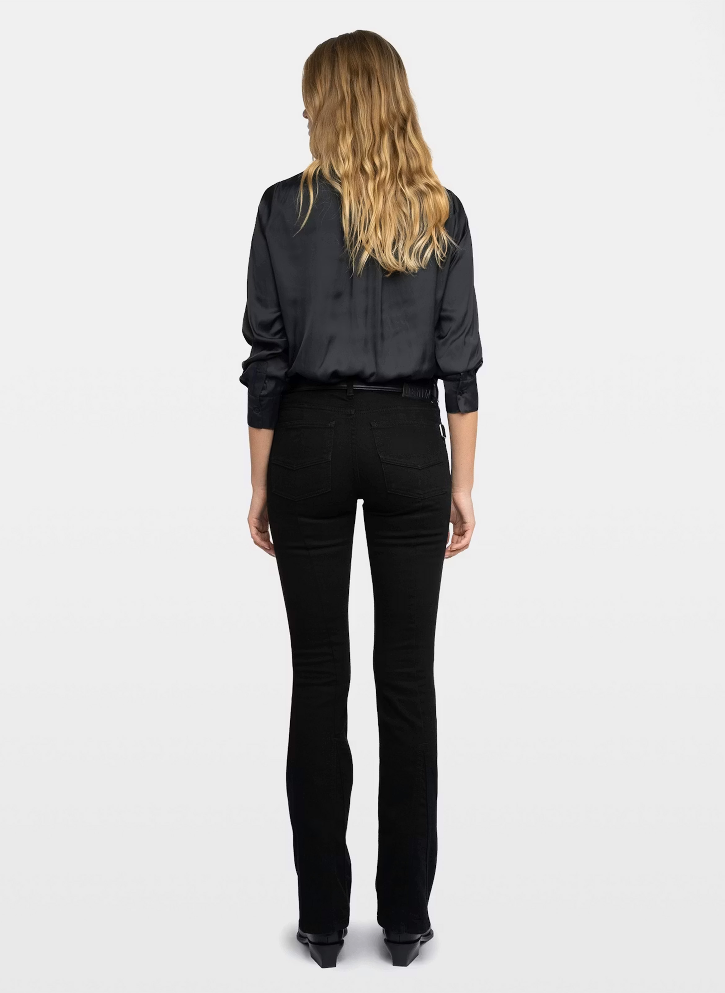 Blouse droite col V ZADIG&VOLTAIRE Noir