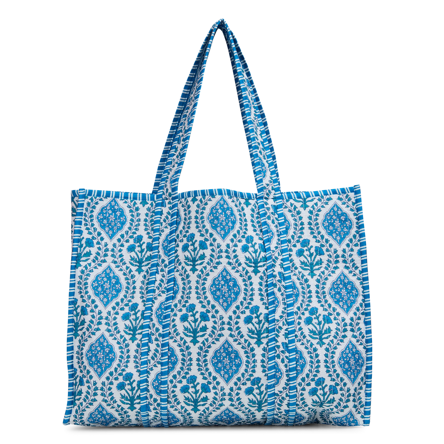 Bolso shopper de algodón estampado AU PRINTEMPS PARIS