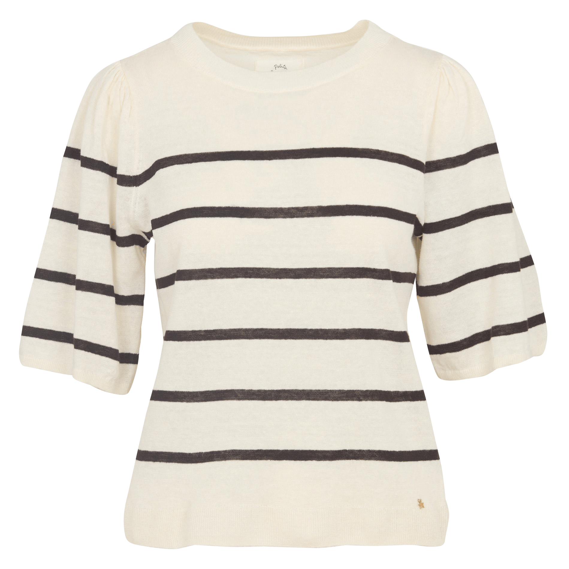 Striped round-neck sweater DES PETITS HAUTS