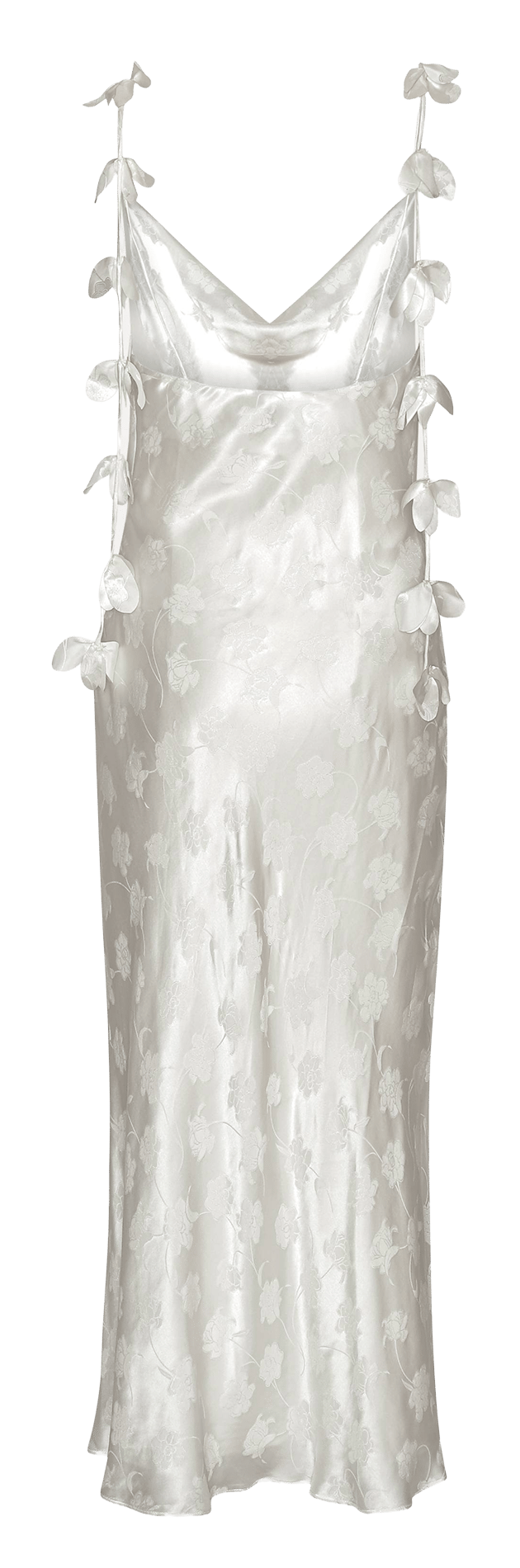 Lange, nauwsluitende jurk ROTATE Wit