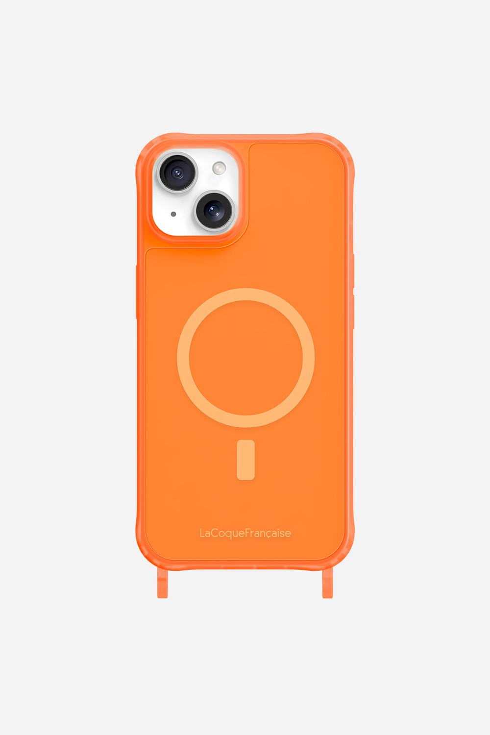 Magsafe phone case with rings for iPhone 14 LA COQUE FRANCAISE Orange