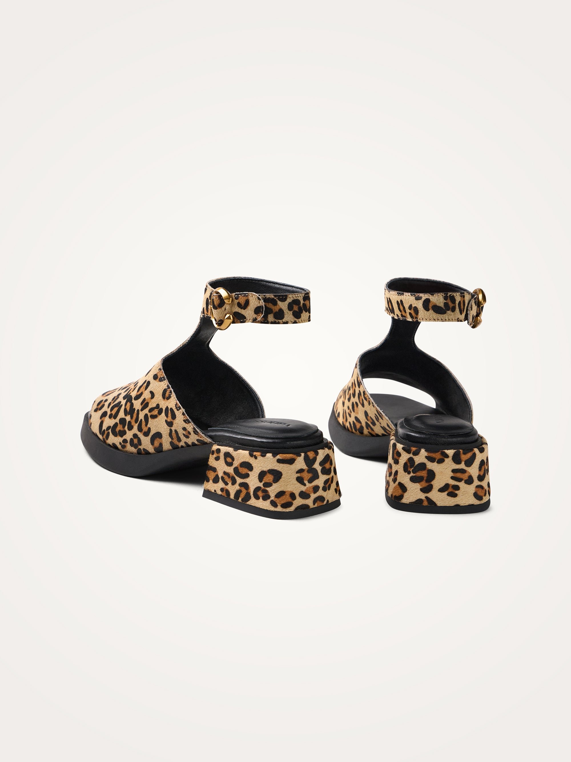 Camel suede sandals with heel and strap VANESSA WU Multicolored