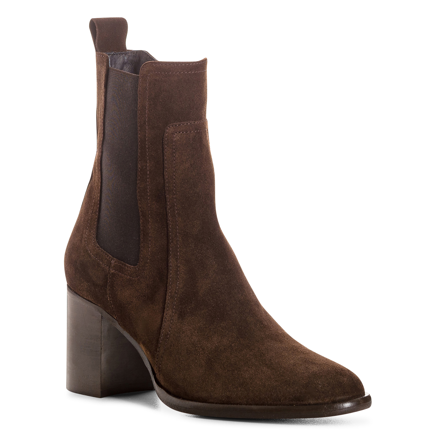 Stiefel aus Veloursleder REQINS Braun