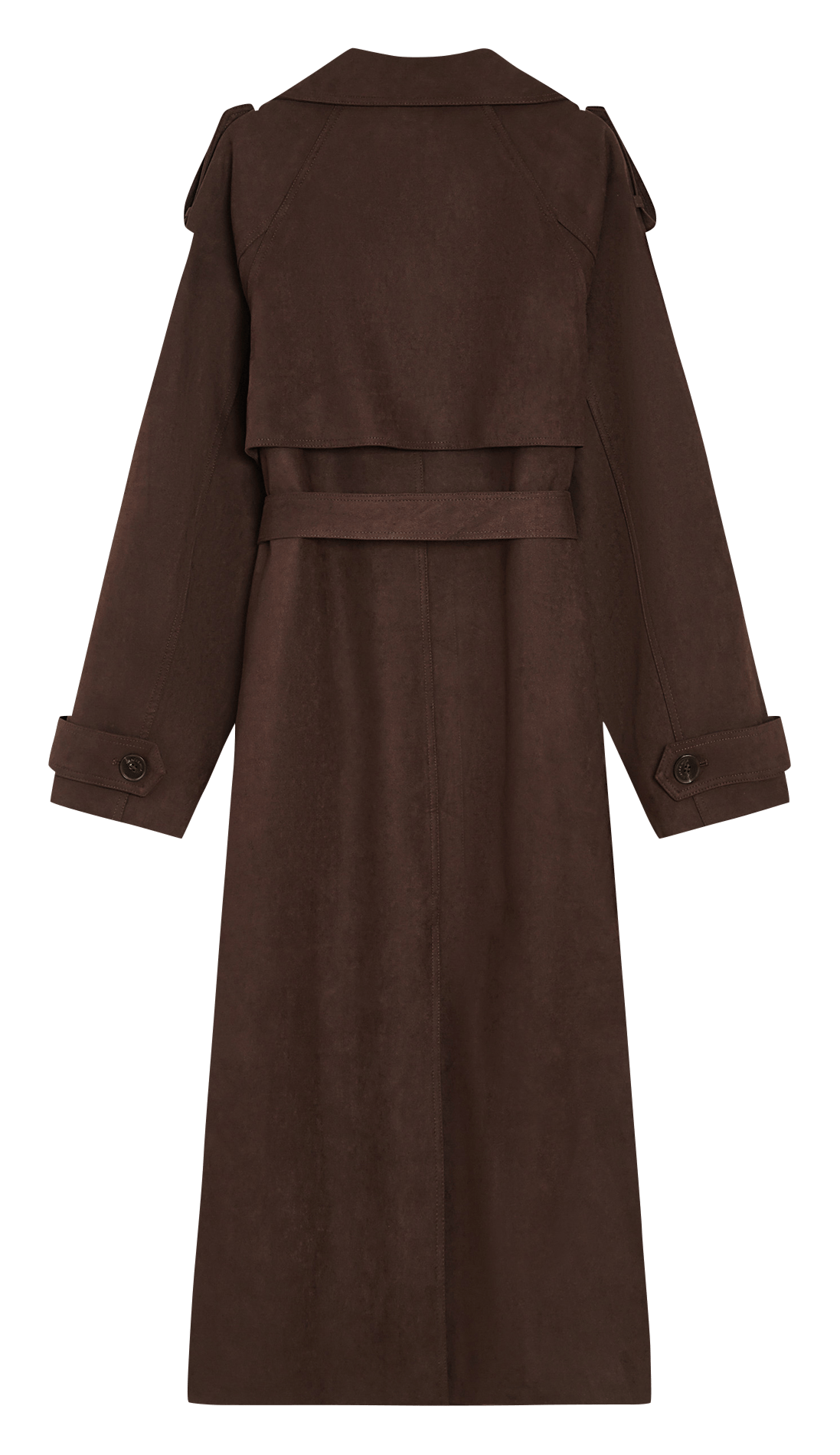 Straight belted trench GRACE ET MILA Brown