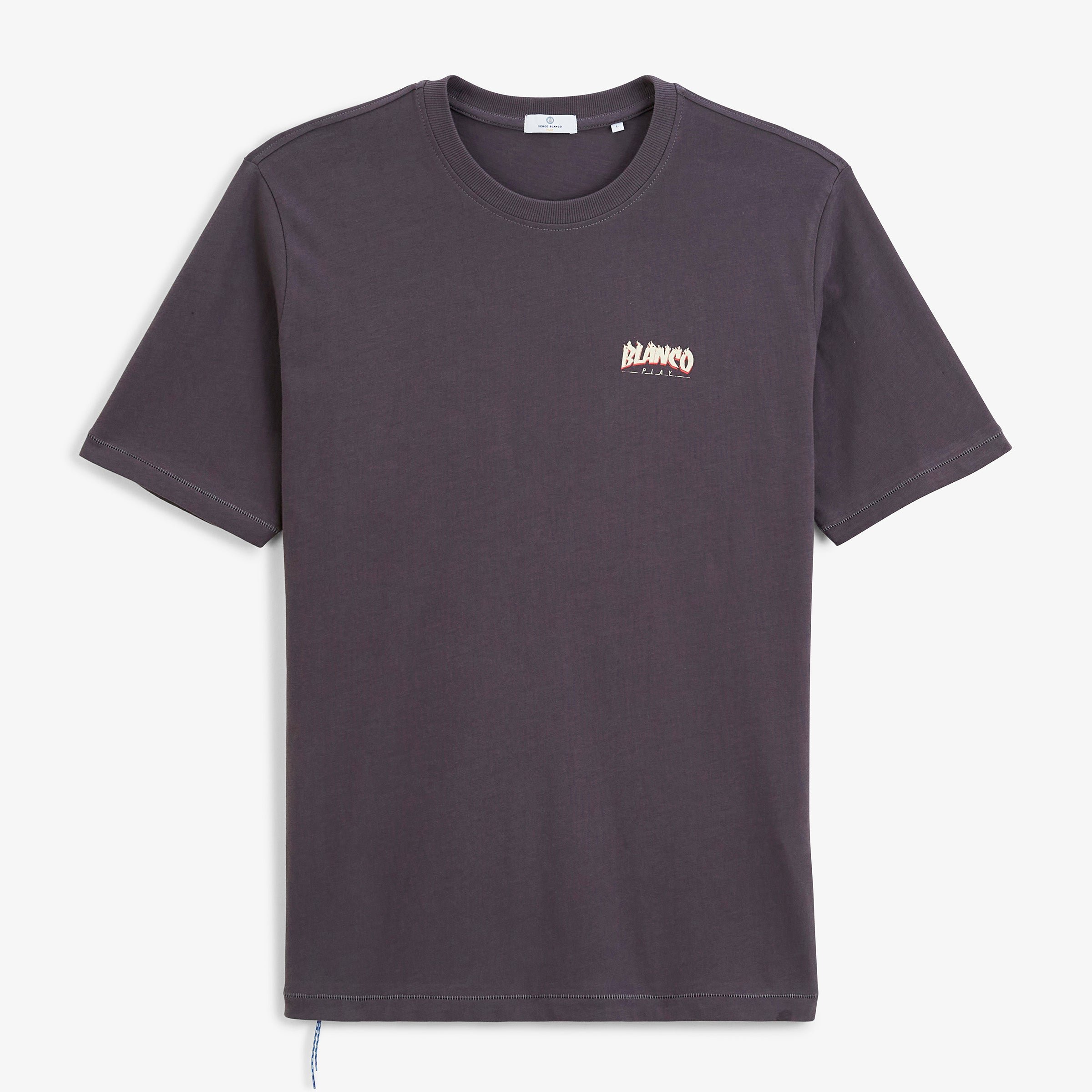 Short-sleeve oversized Thor Play T-shirt with hardboiled print SERGE BLANCO Grey
