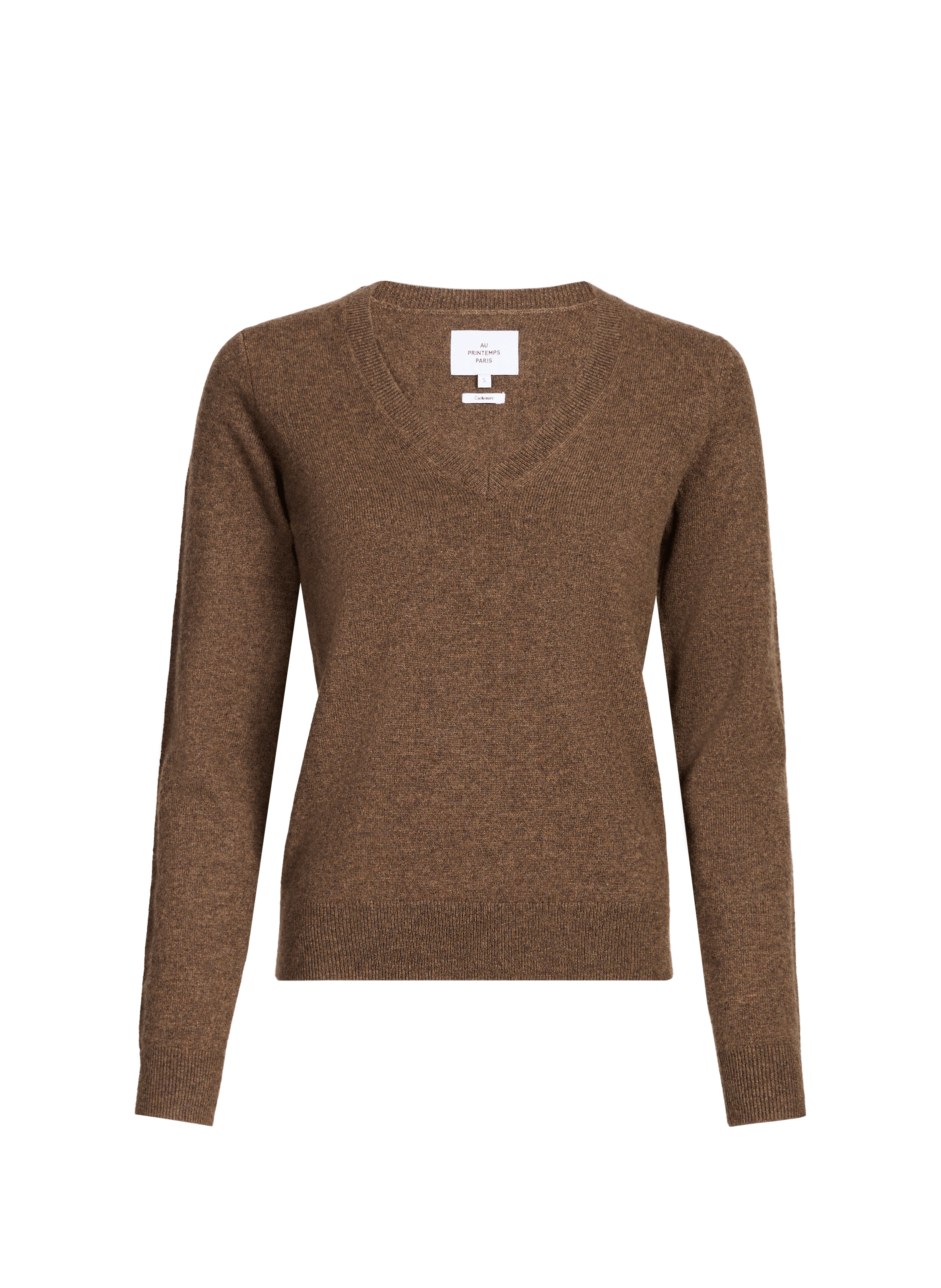Cashmere sweater AU PRINTEMPS PARIS Brown