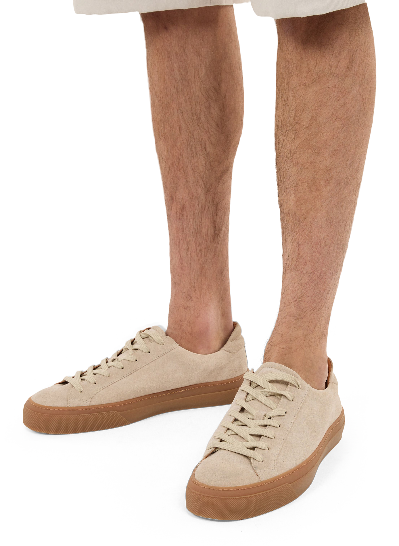 Suede trainers SAISON 1865 Beige