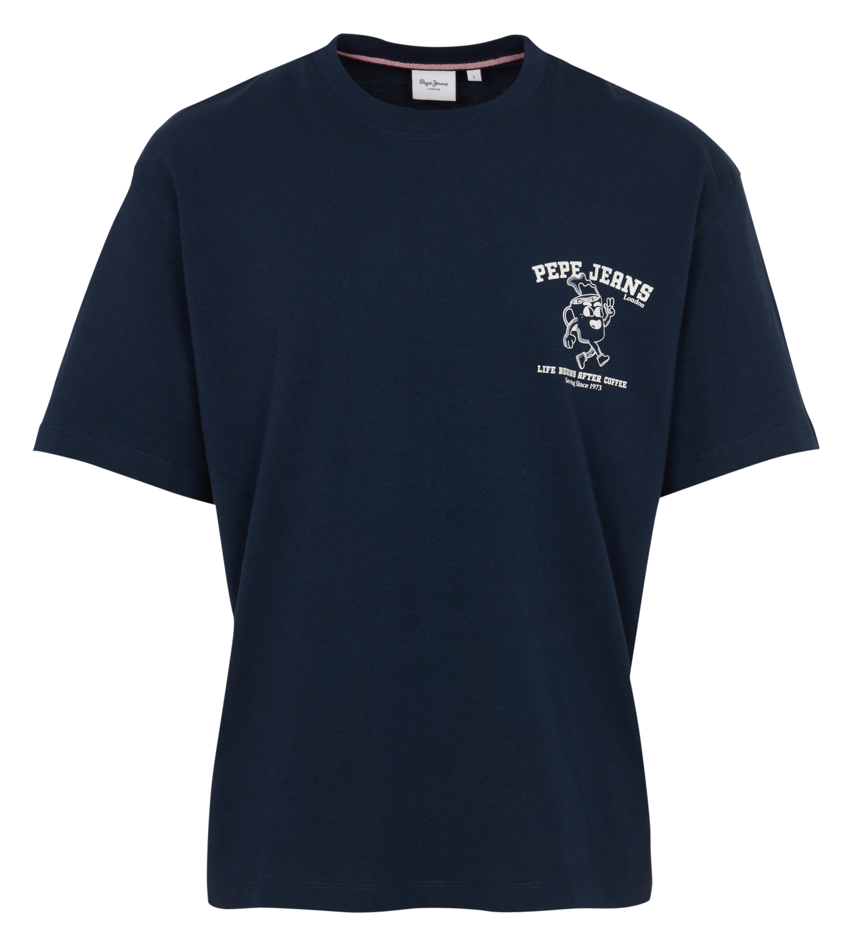 Tee shirt sérigraphié en coton PEPE JEANS