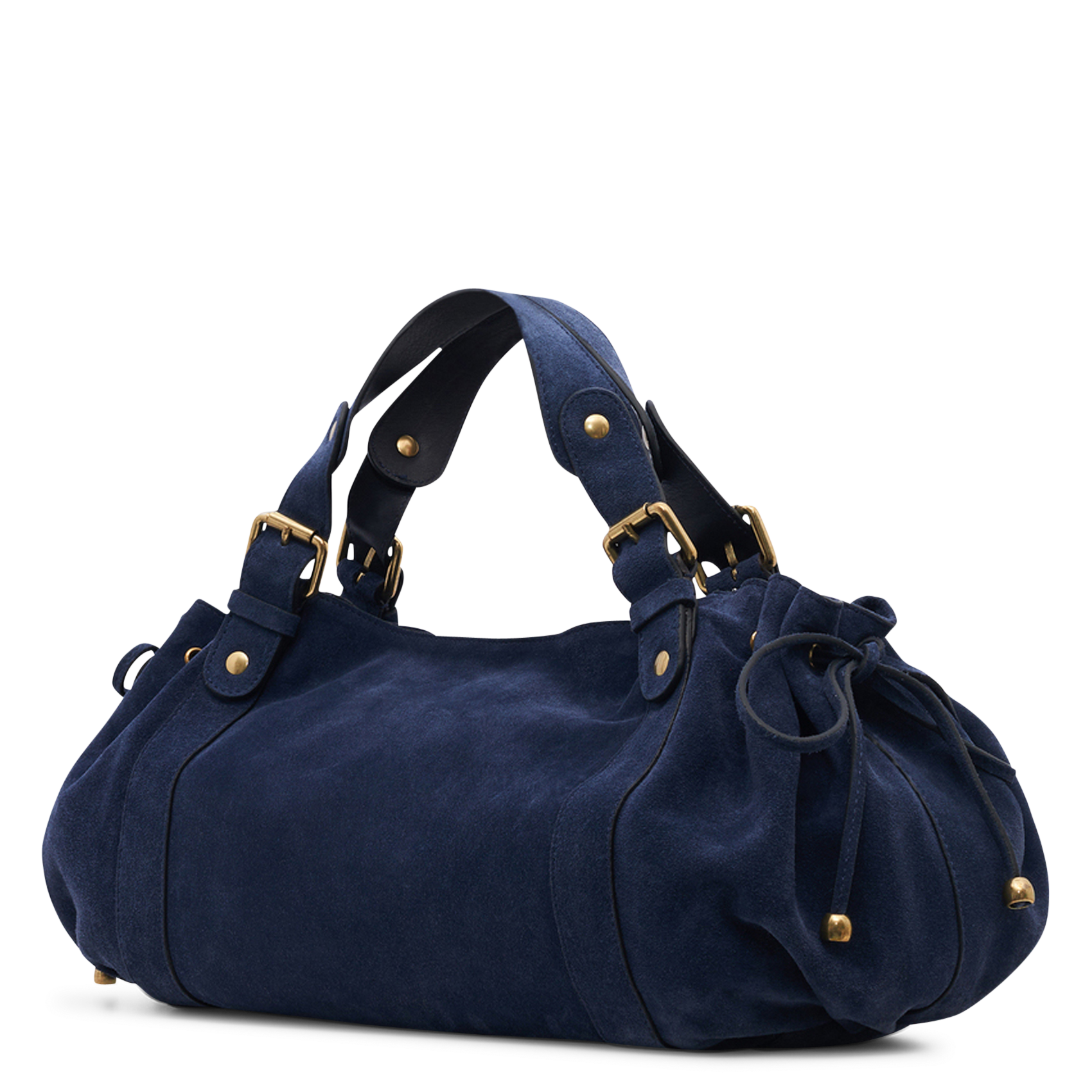 Bolso al hombro de piel GERARD DAREL Azul