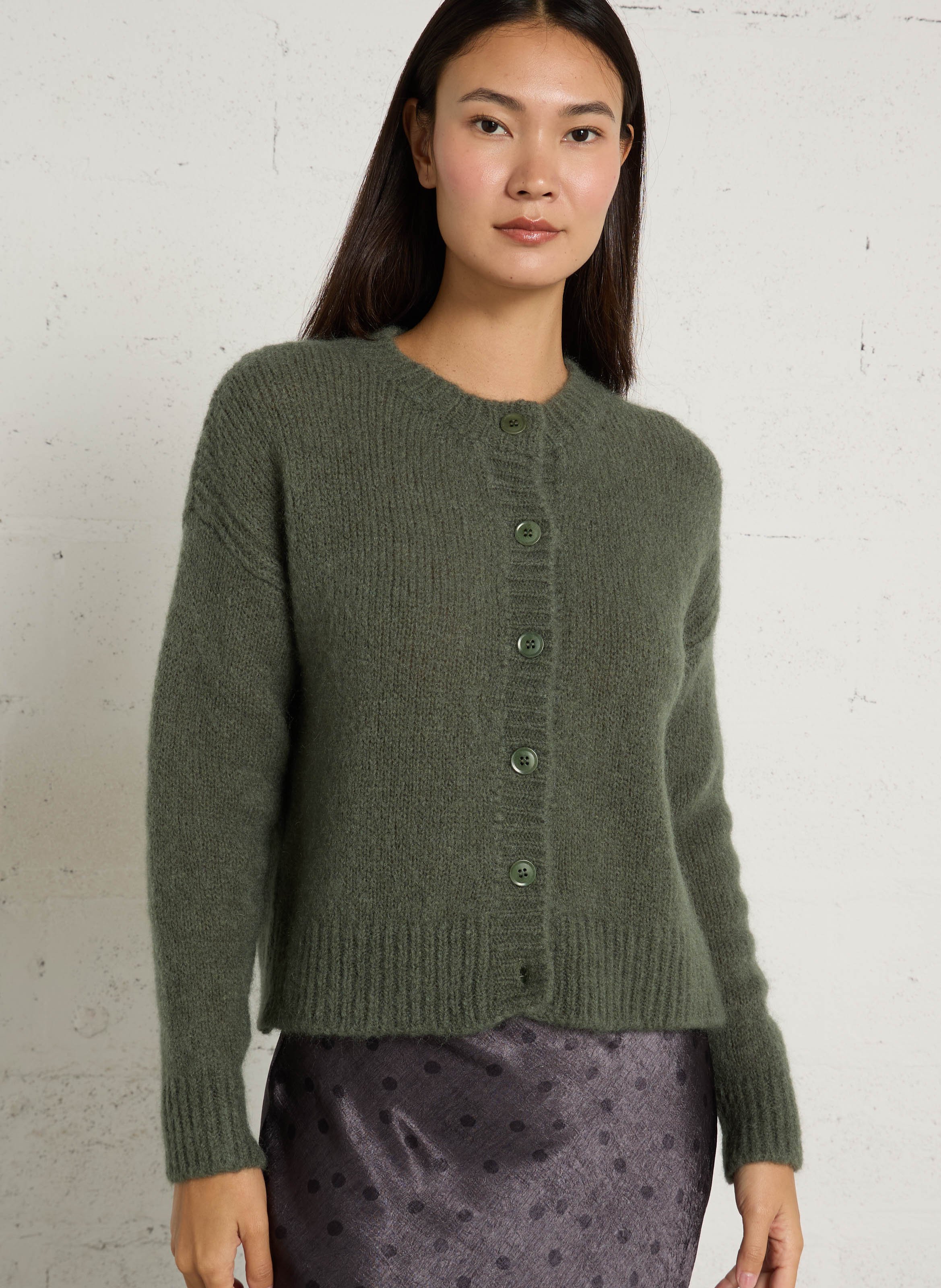 Gilet oversize en laine mélangée MAISON ANJE