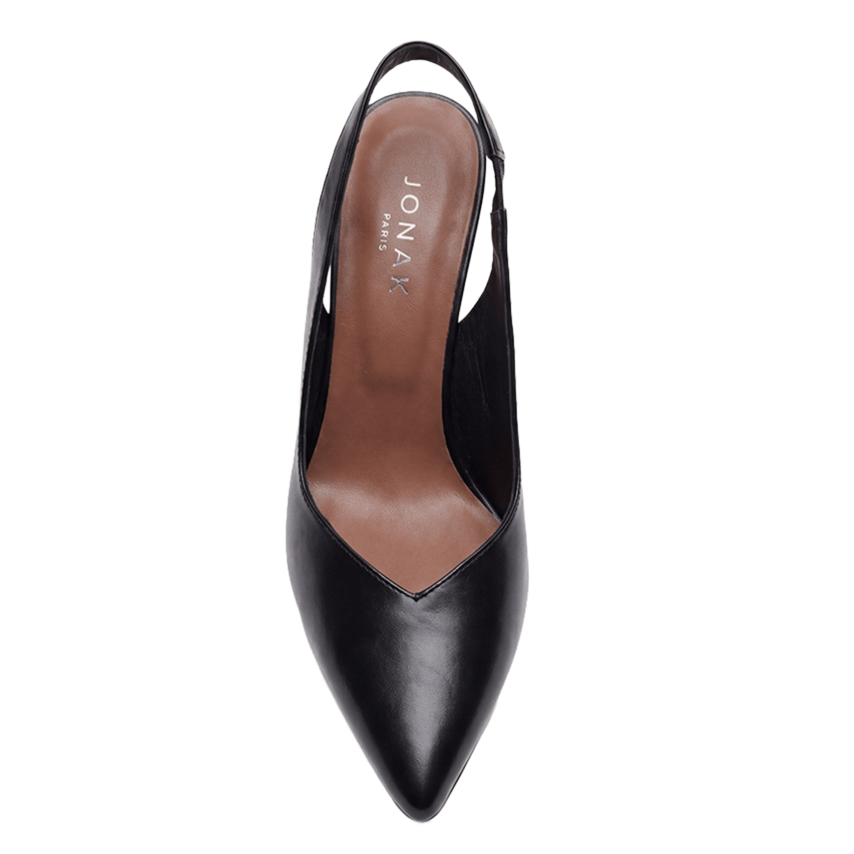 Leather slingback pumps JONAK Black