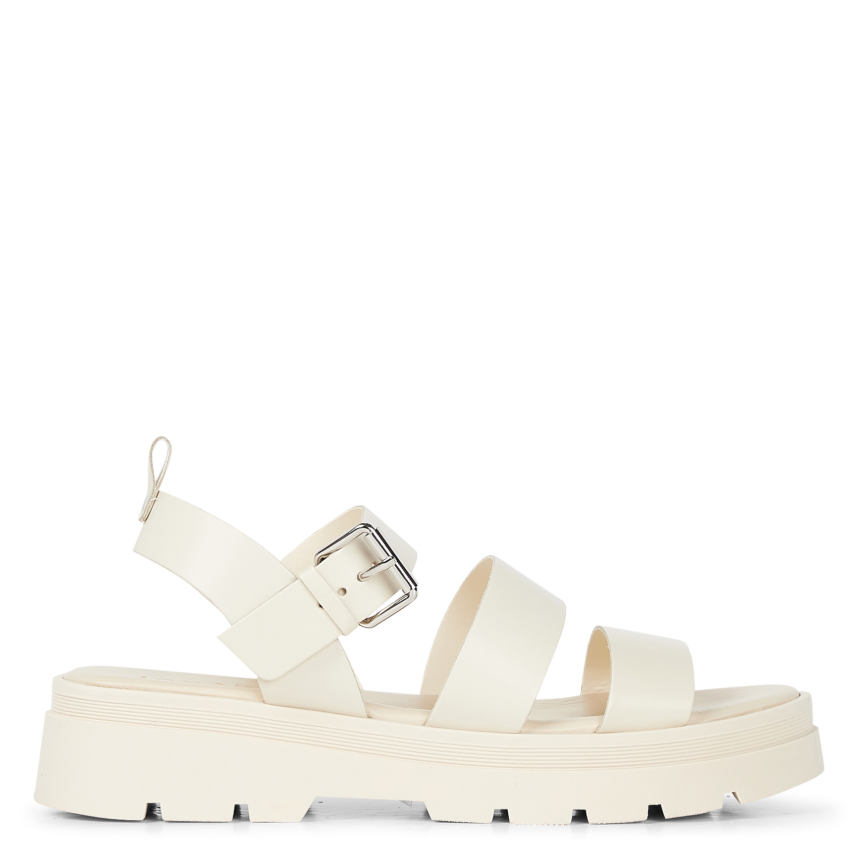 Leren Sandalen Met Plateauzool Ecru Jonak - Dames | Place des Tendances