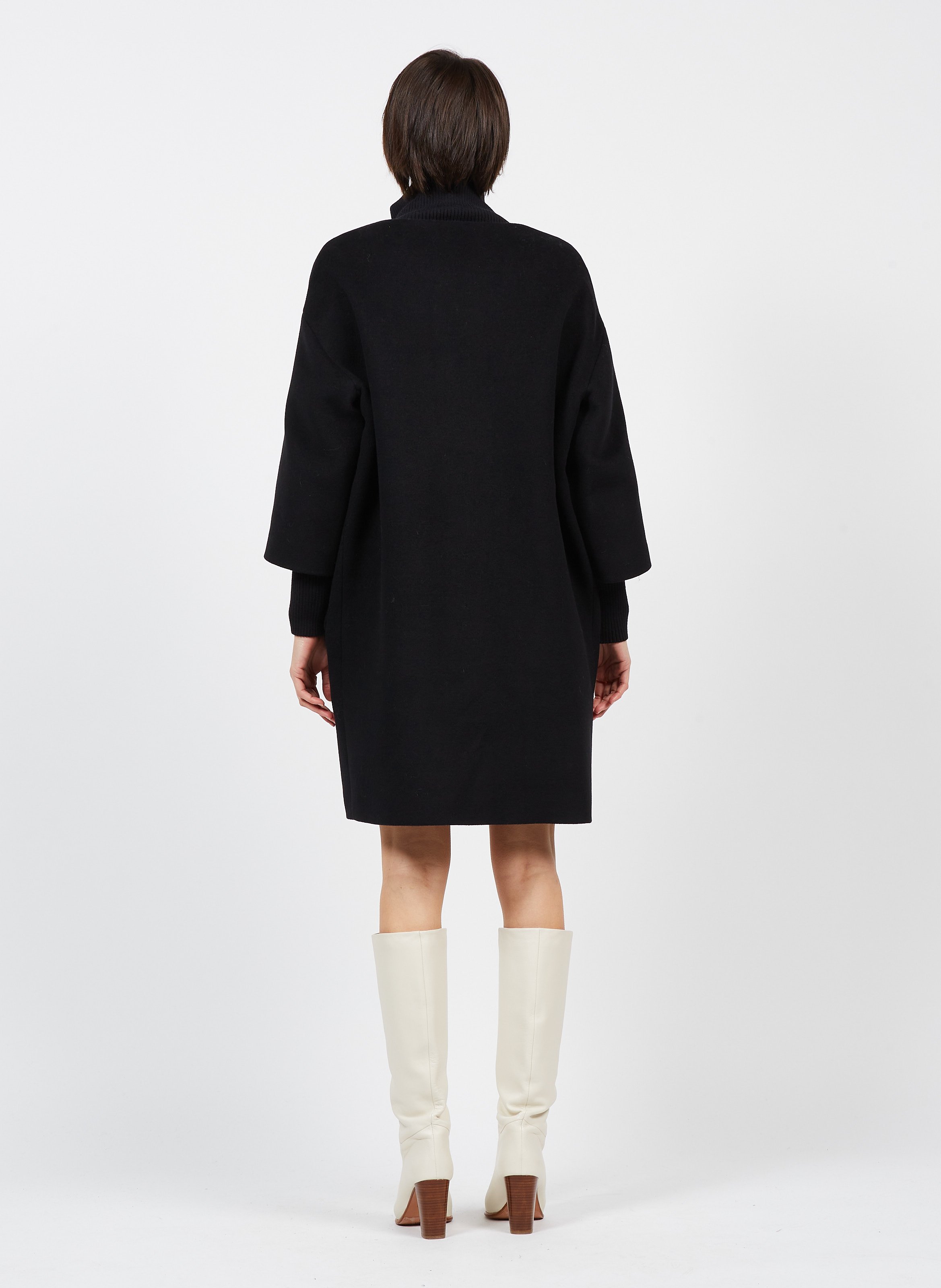 Wool-blend coat MAISON 123 Black