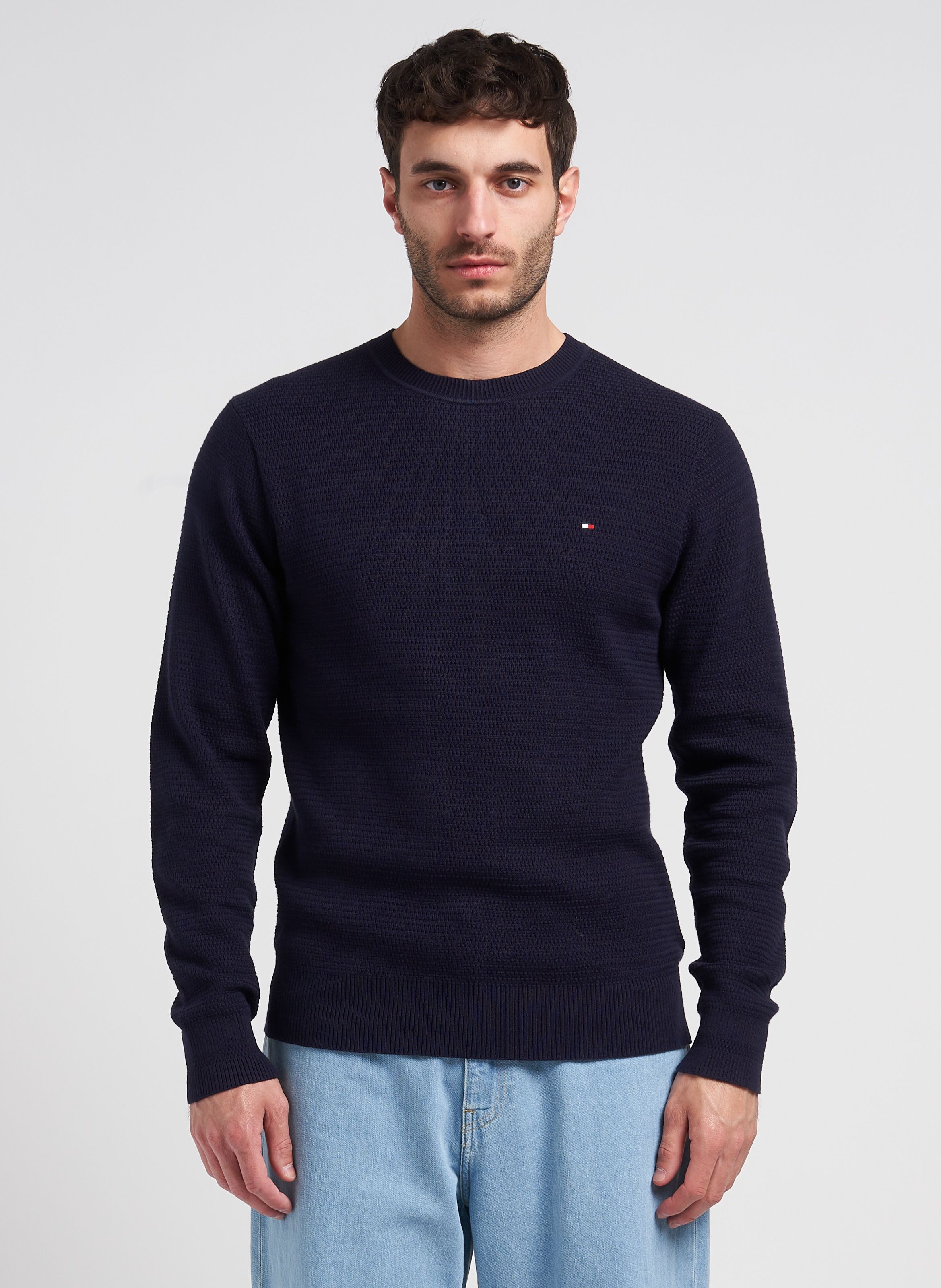 Pull tommy 2025 hilfiger homme solde