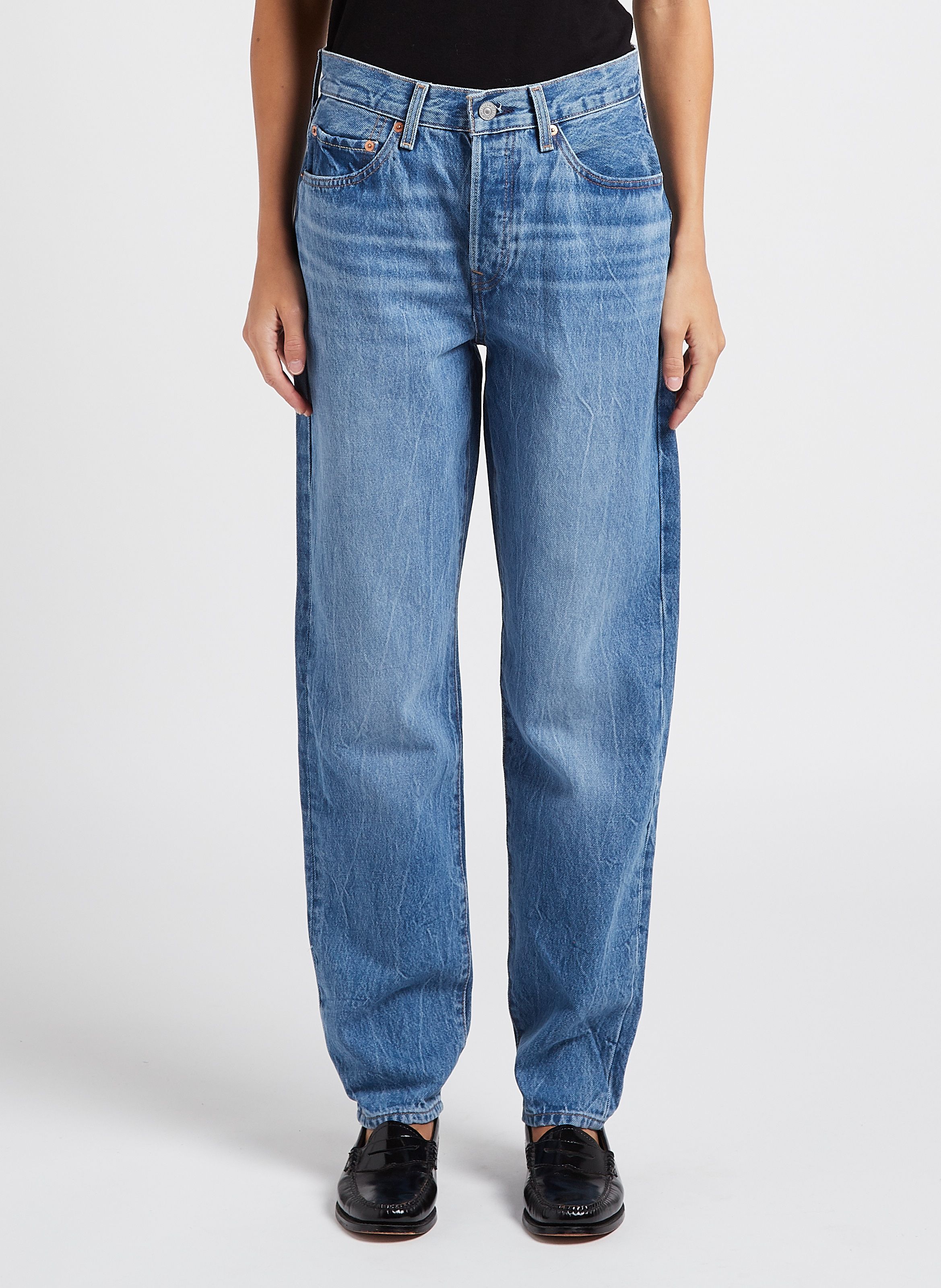 Jean boyfriend taille outlet haute