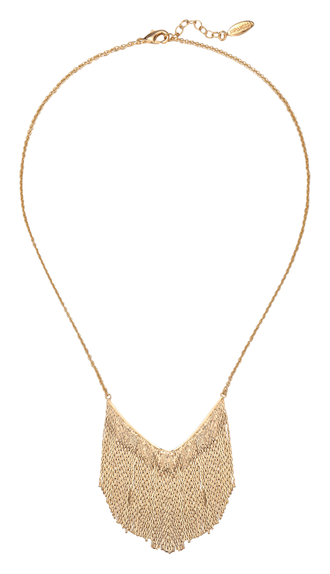 Collier Lollipops à Trois Chaînes Fantaisie Métal Feather Fuchsia - Neuf Avec étiquettes