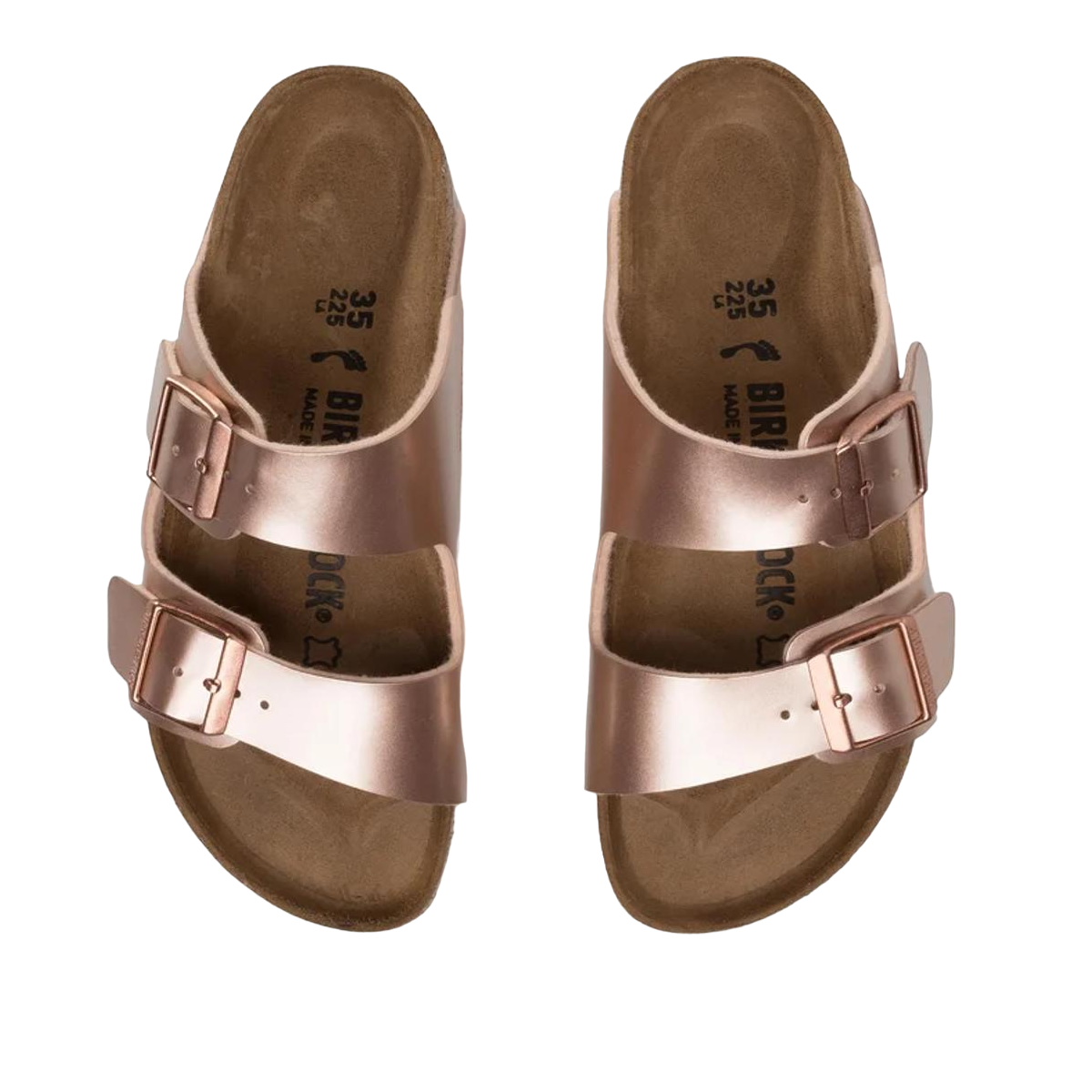 Faux leather sandals BIRKENSTOCK Pink