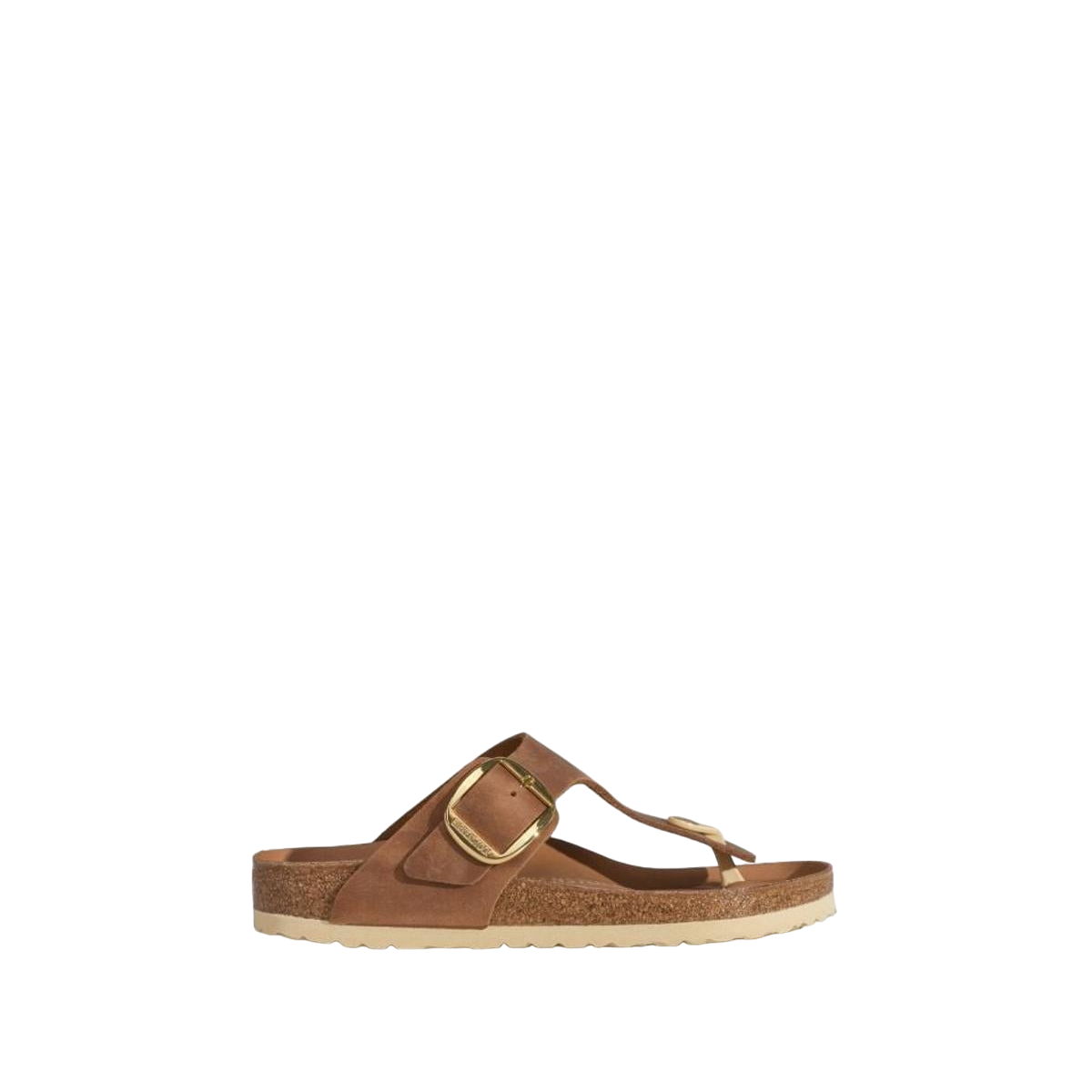 Faux leather sandals BIRKENSTOCK Brown
