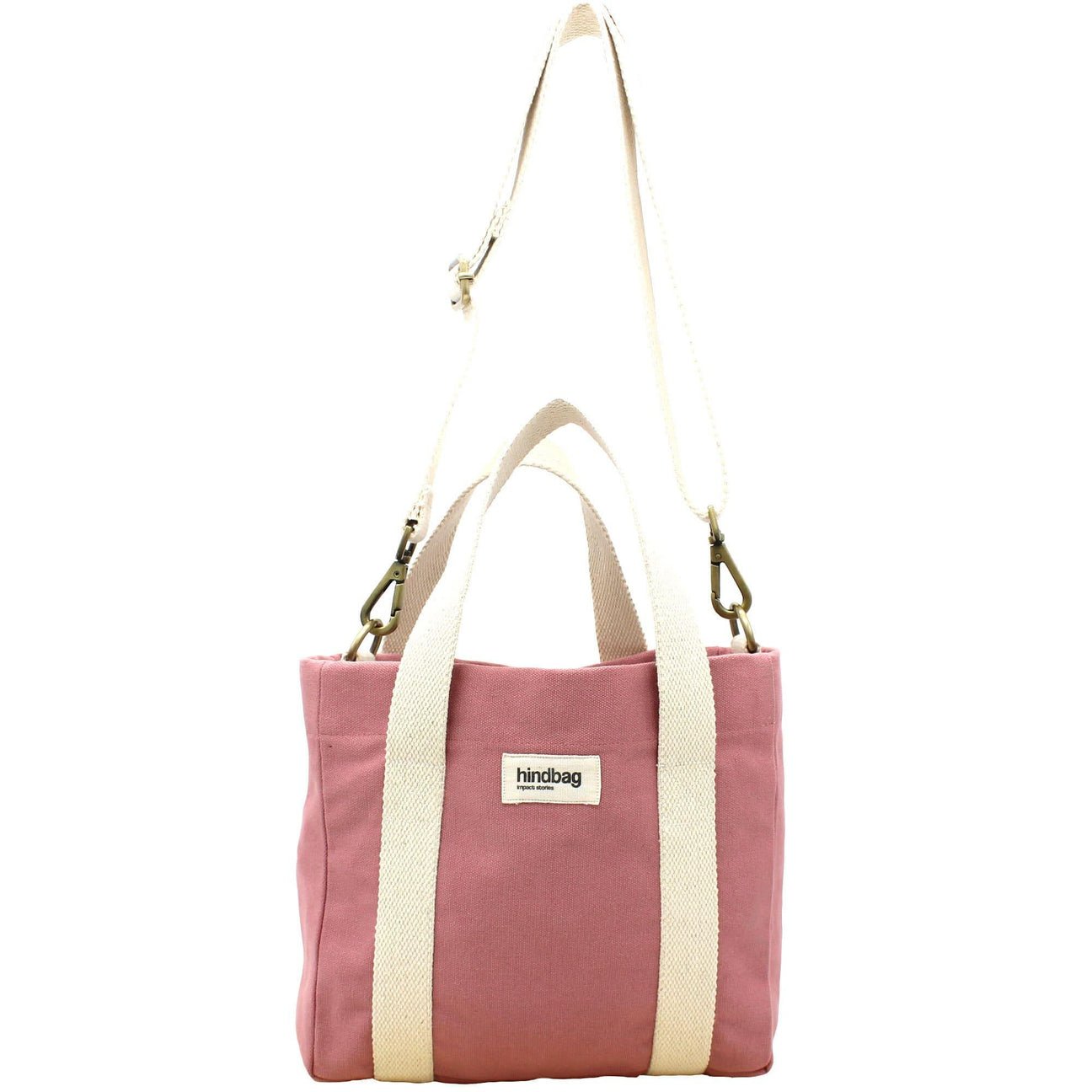 Cotton handbag HINDBAG Pink