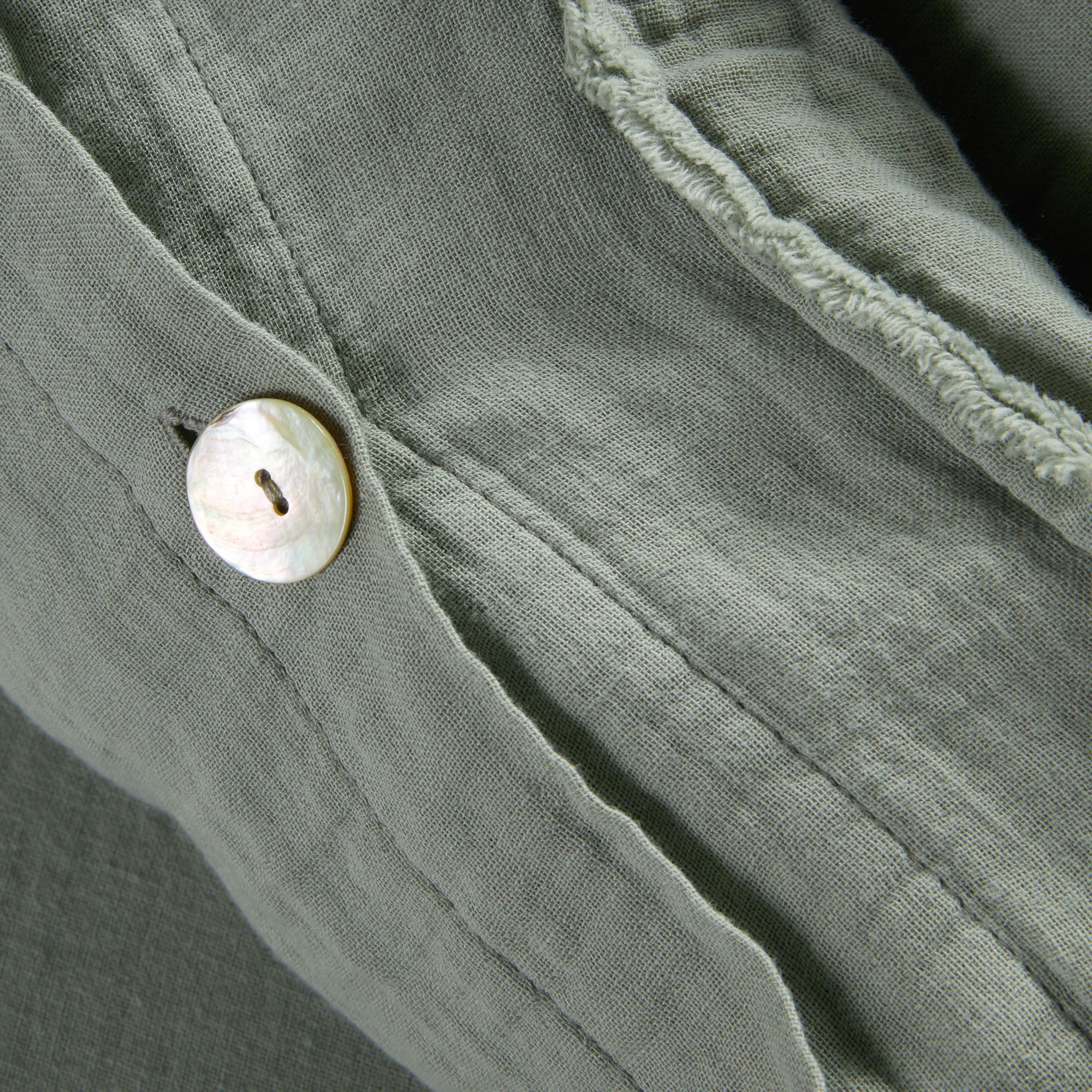 LOU - Cotton duvet cover MADURA Green