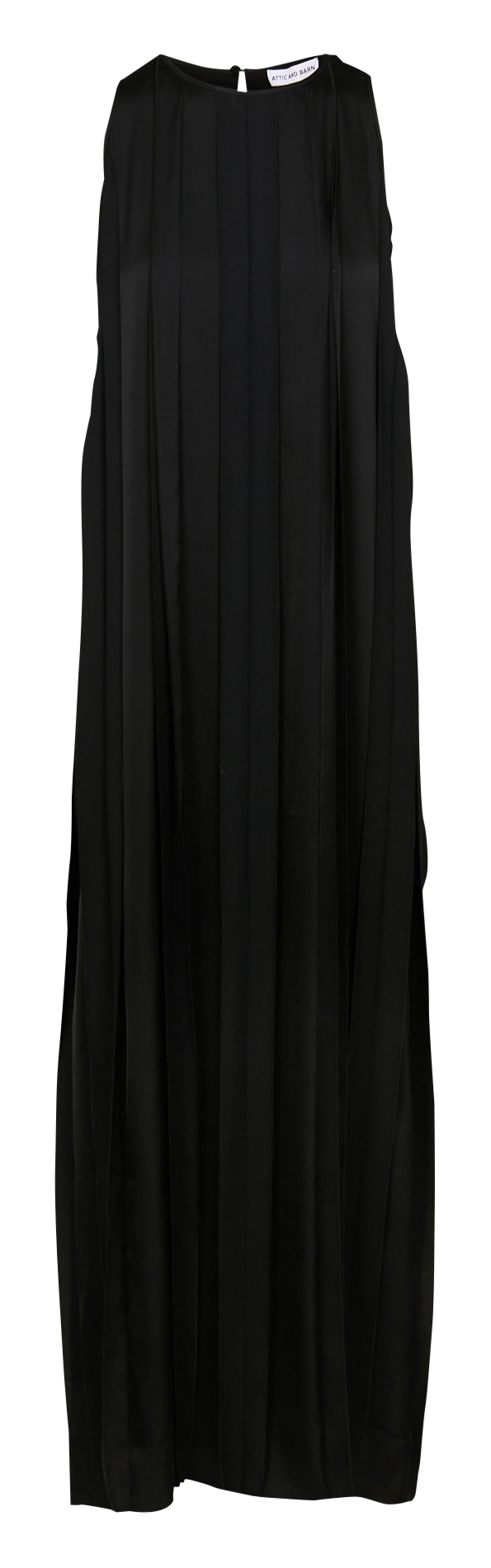 Long pleated dress ATTIC AND BARN Black