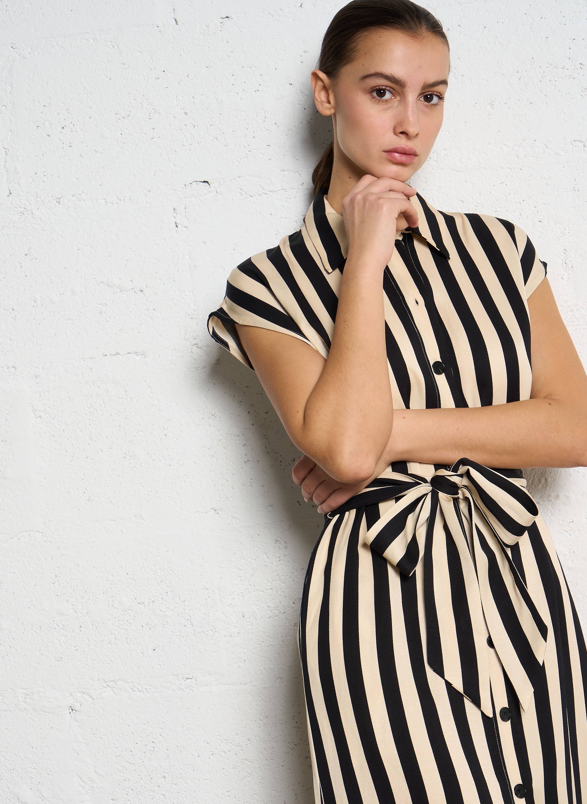 Suncoo Ladies Celest Dress - Beige & Black main image 0