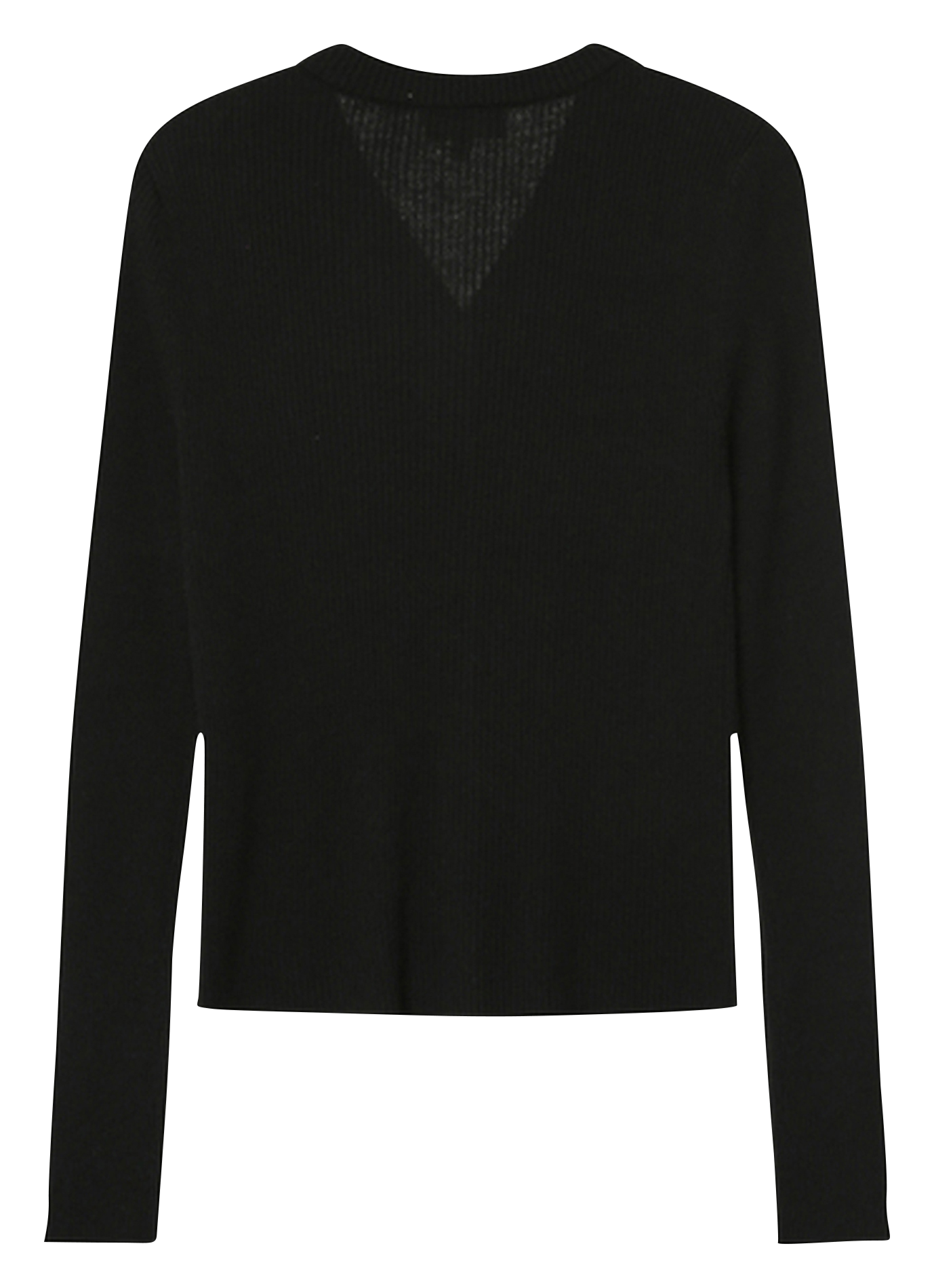 Fitted ribbed knit cardigan GRACE ET MILA Black